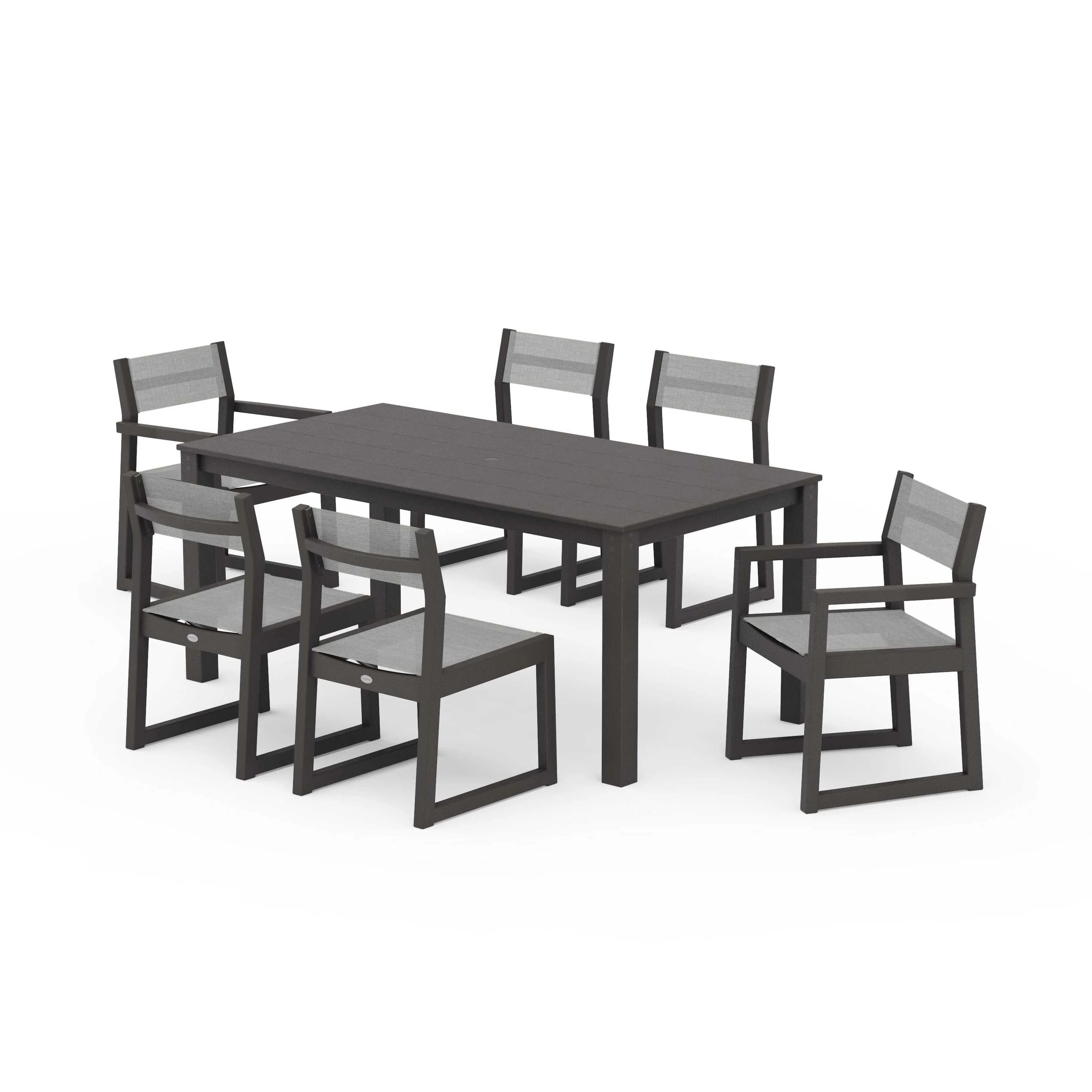 EDGE Sling 7-Piece Parsons Dining Set - Image 88