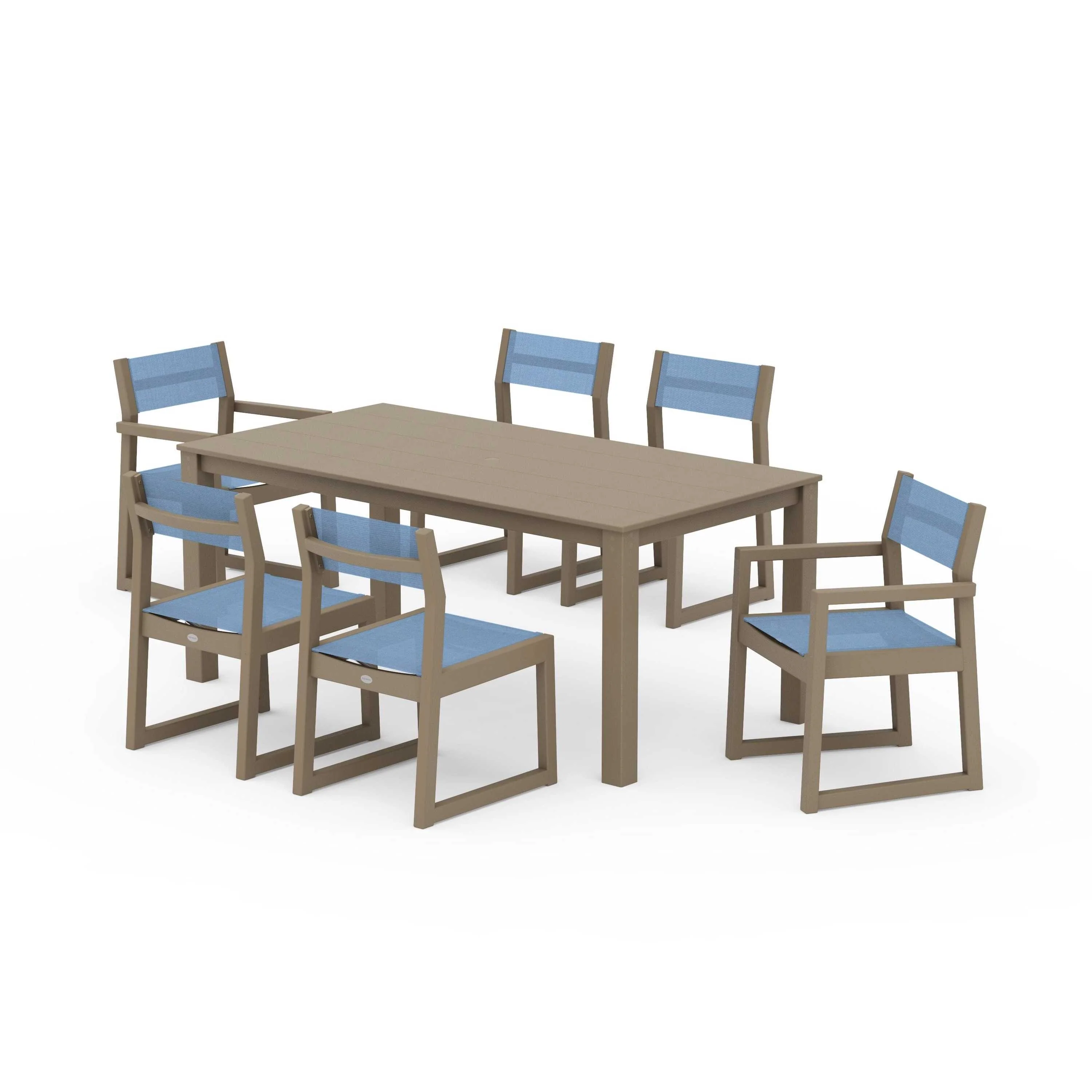 EDGE Sling 7-Piece Parsons Dining Set - Image 99