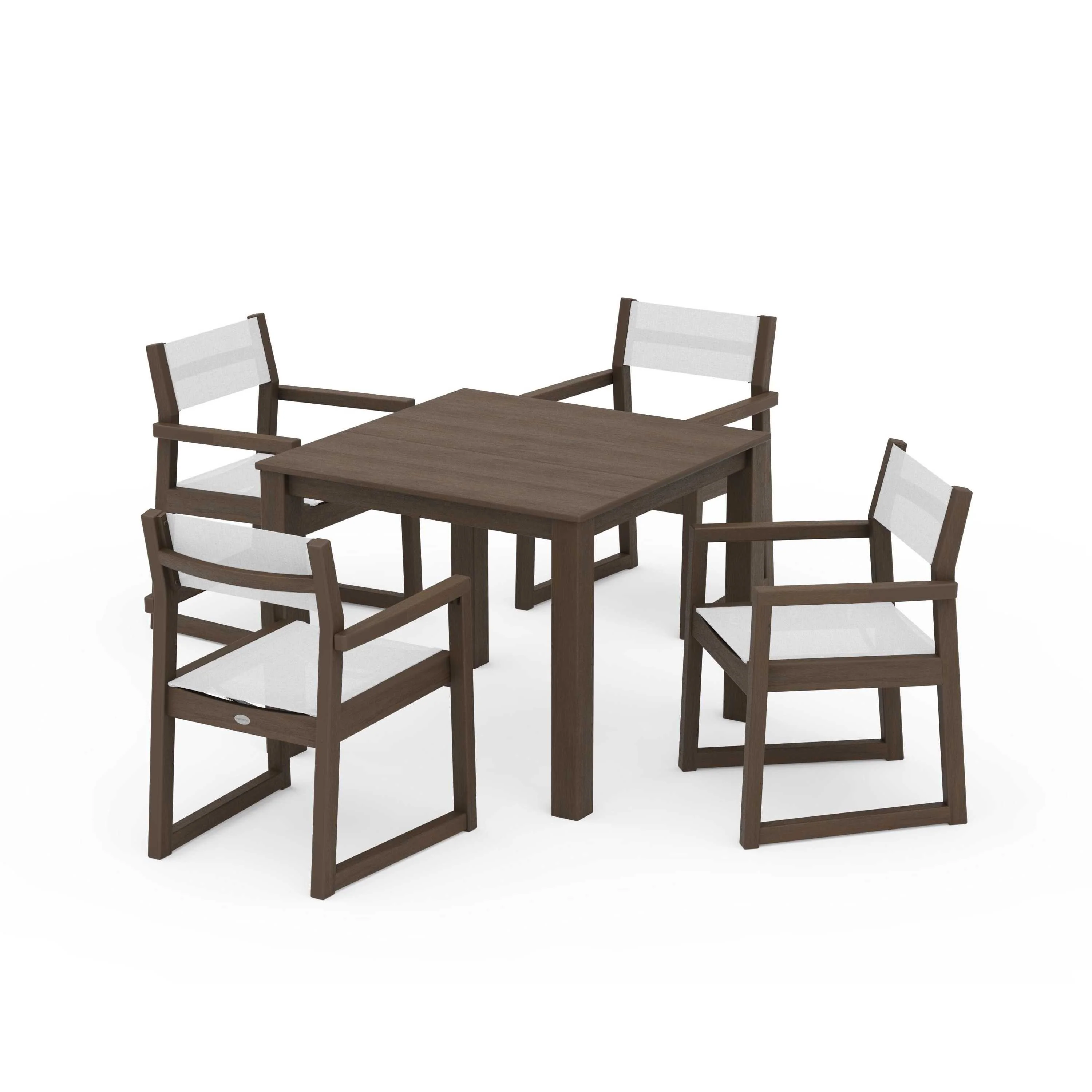 EDGE Sling Arm Chair 5-Piece Parsons Dining Set - Image 111