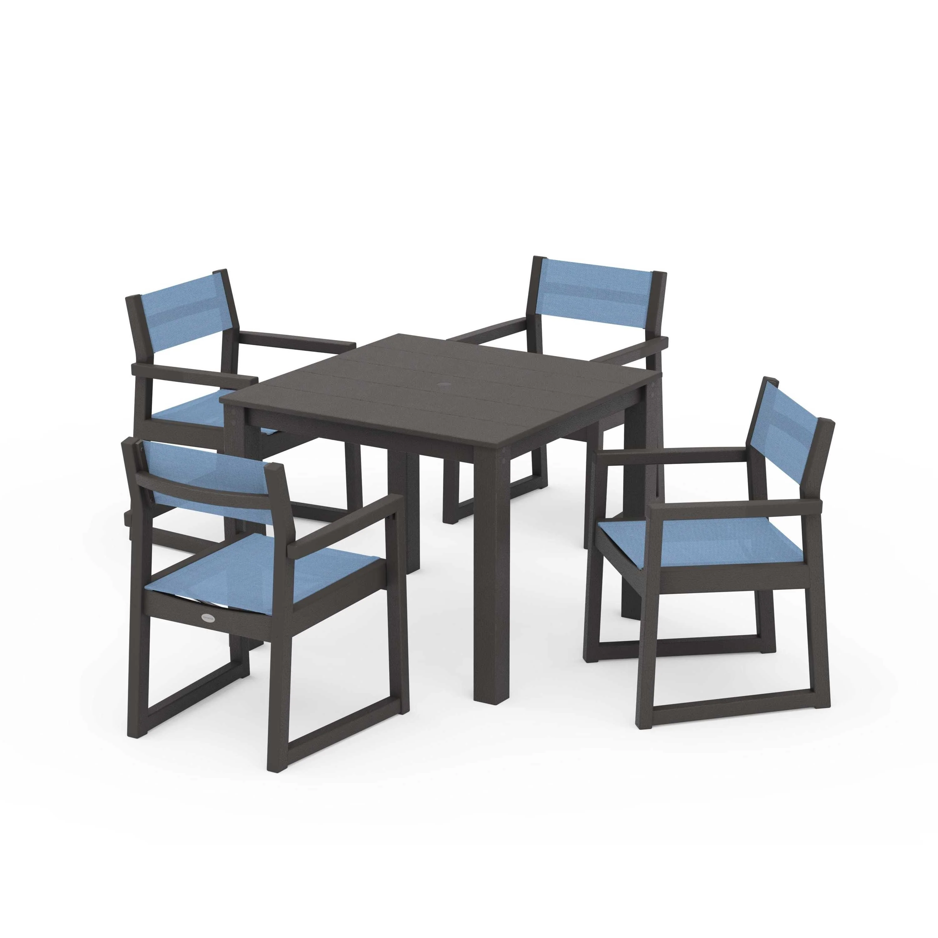 EDGE Sling Arm Chair 5-Piece Parsons Dining Set - Image 113
