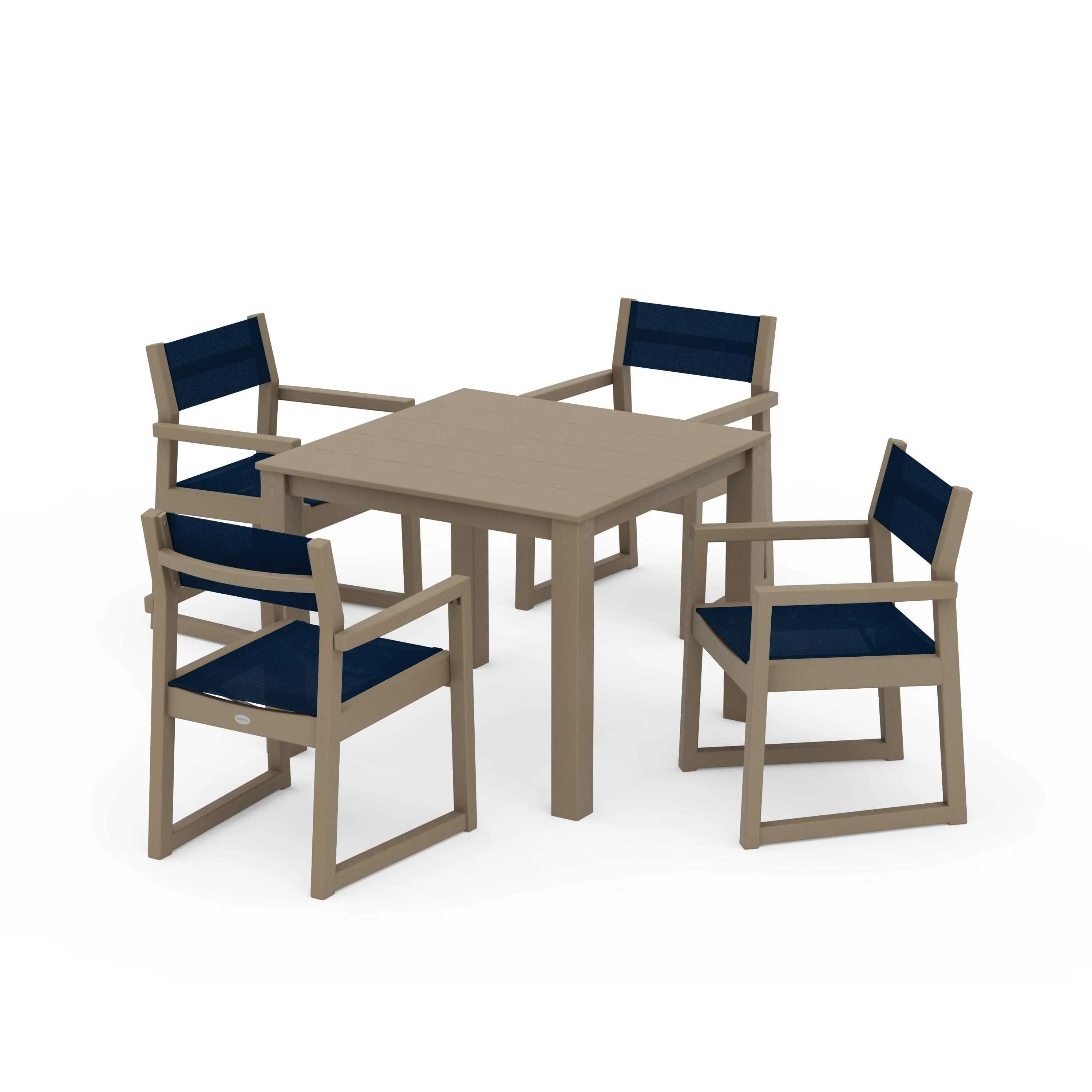 EDGE Sling Arm Chair 5-Piece Parsons Dining Set - Image 121