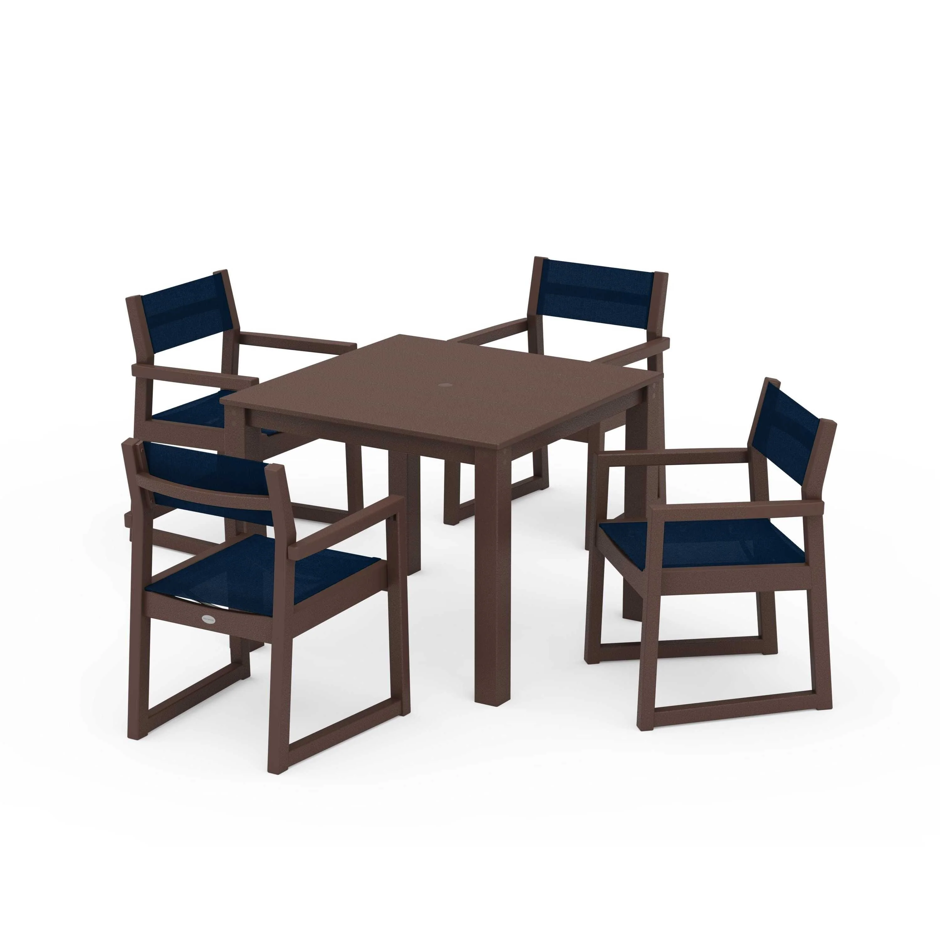 EDGE Sling Arm Chair 5-Piece Parsons Dining Set - Image 122