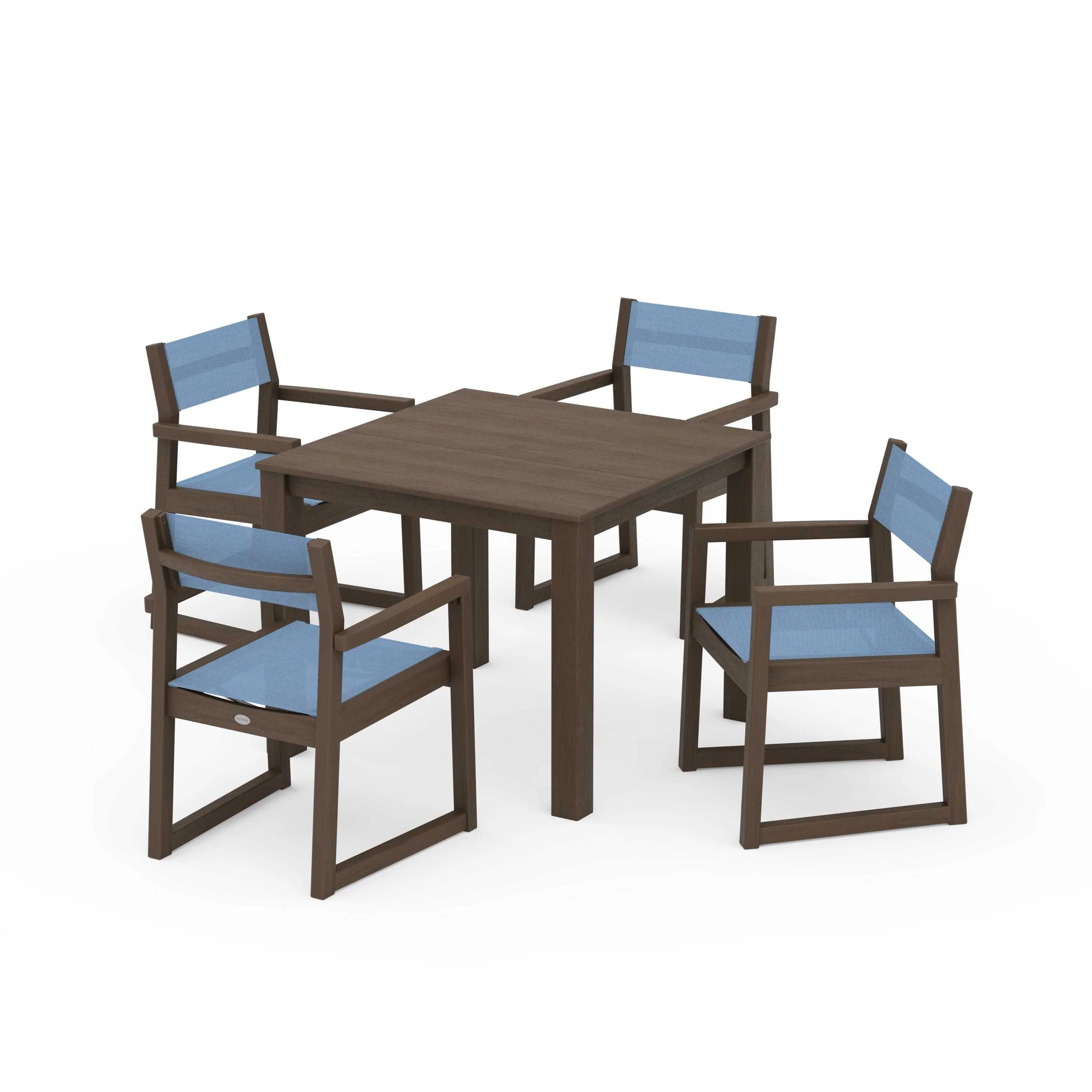 EDGE Sling Arm Chair 5-Piece Parsons Dining Set - Image 131