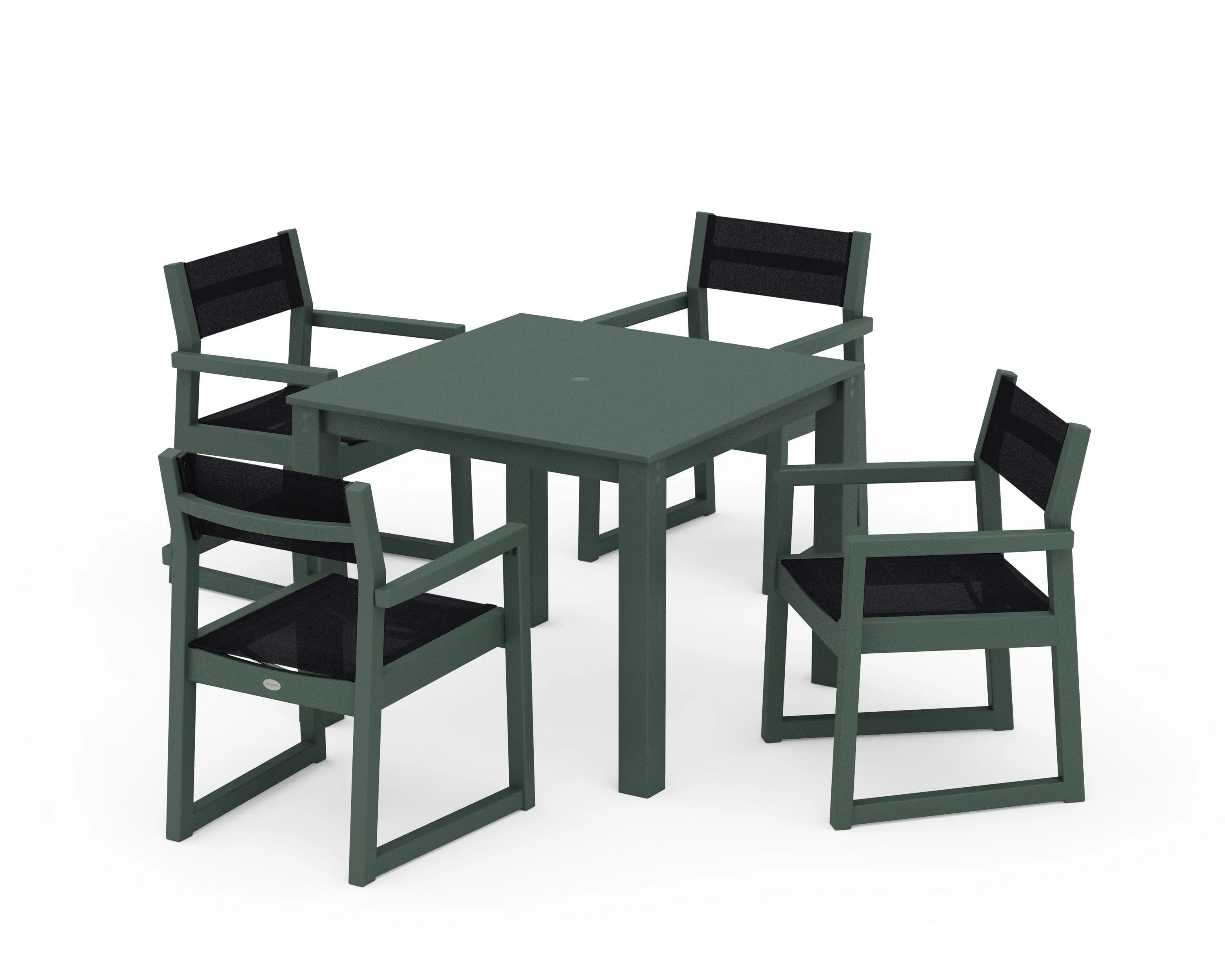 EDGE Sling Arm Chair 5-Piece Parsons Dining Set - Image 21