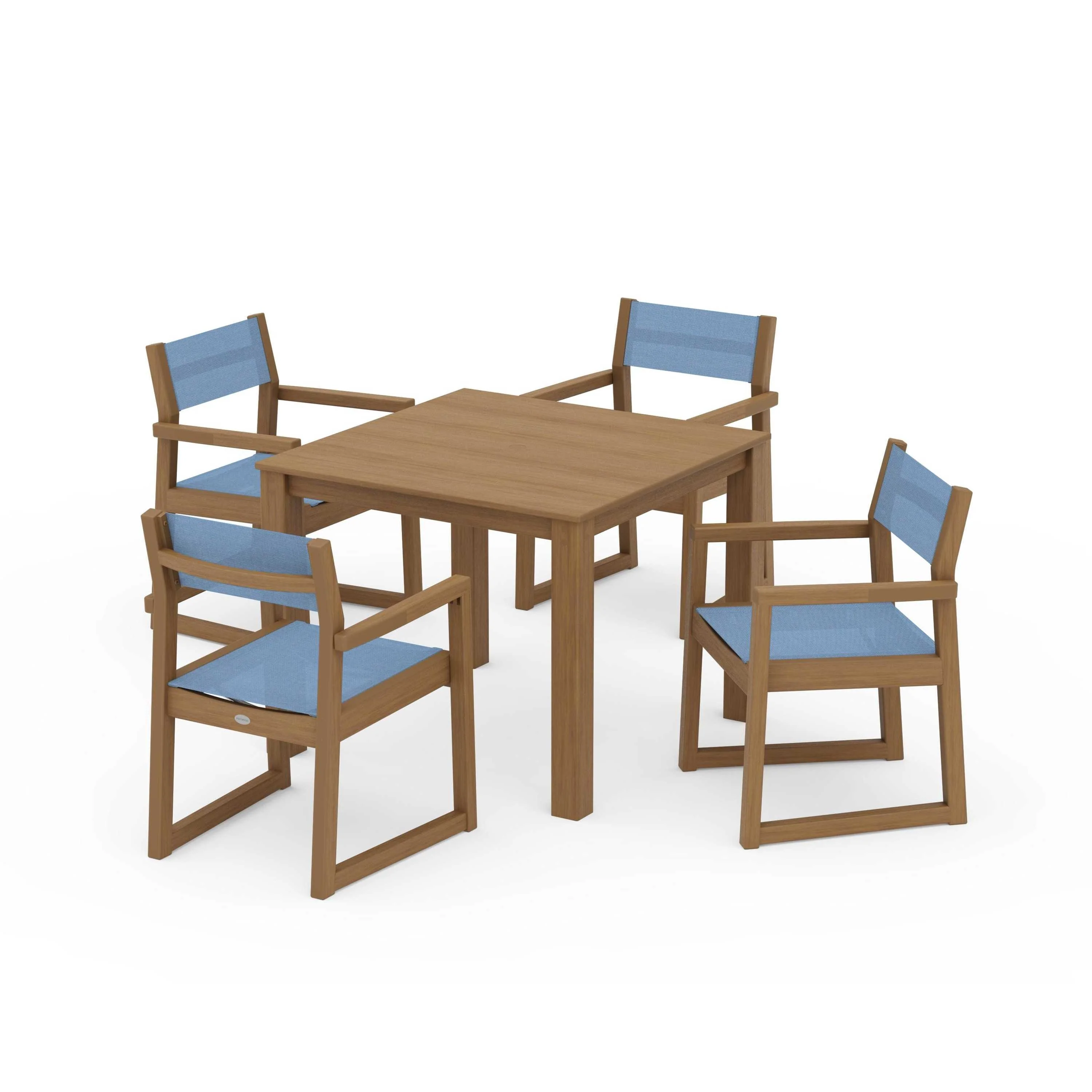 EDGE Sling Arm Chair 5-Piece Parsons Dining Set - Image 39