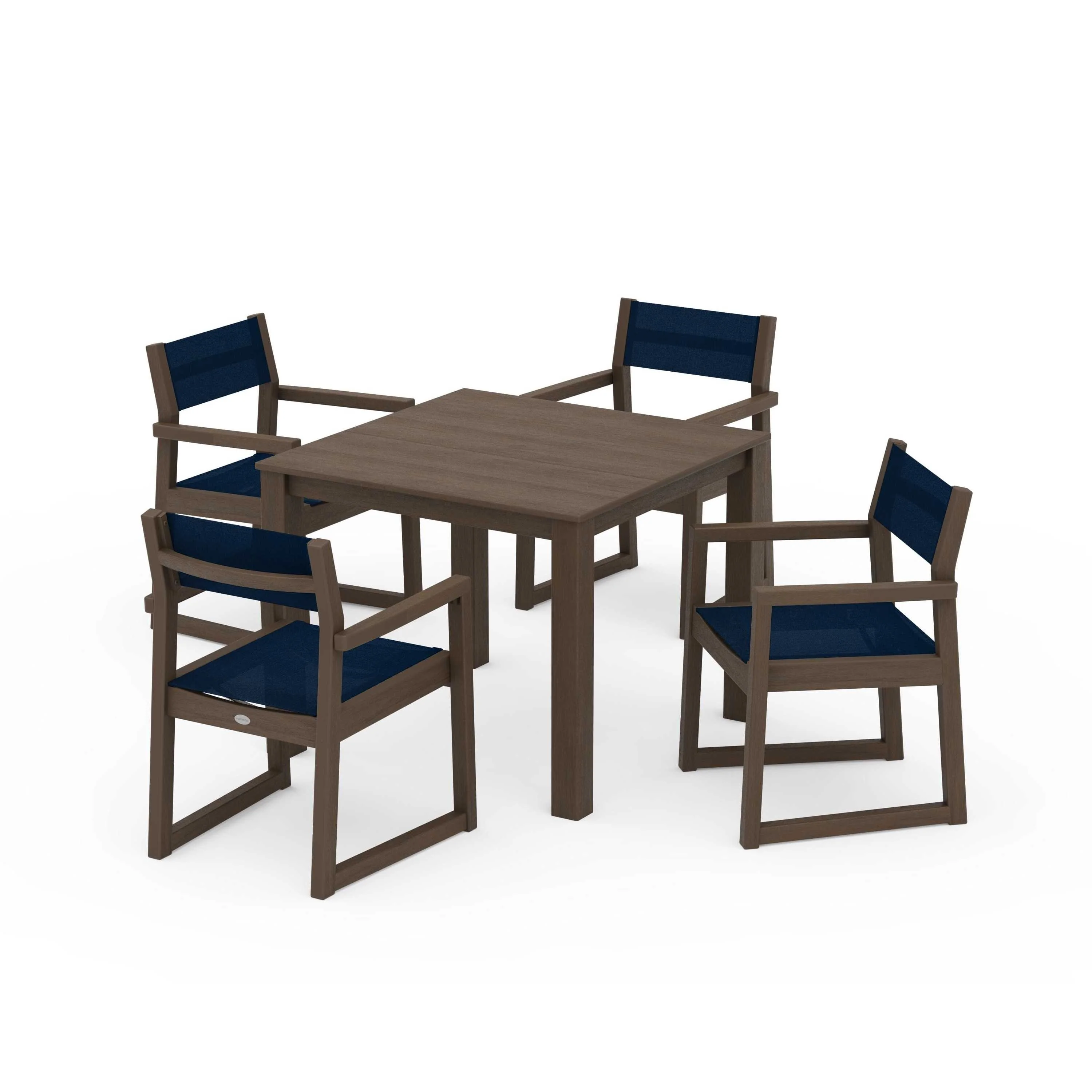 EDGE Sling Arm Chair 5-Piece Parsons Dining Set - Image 57