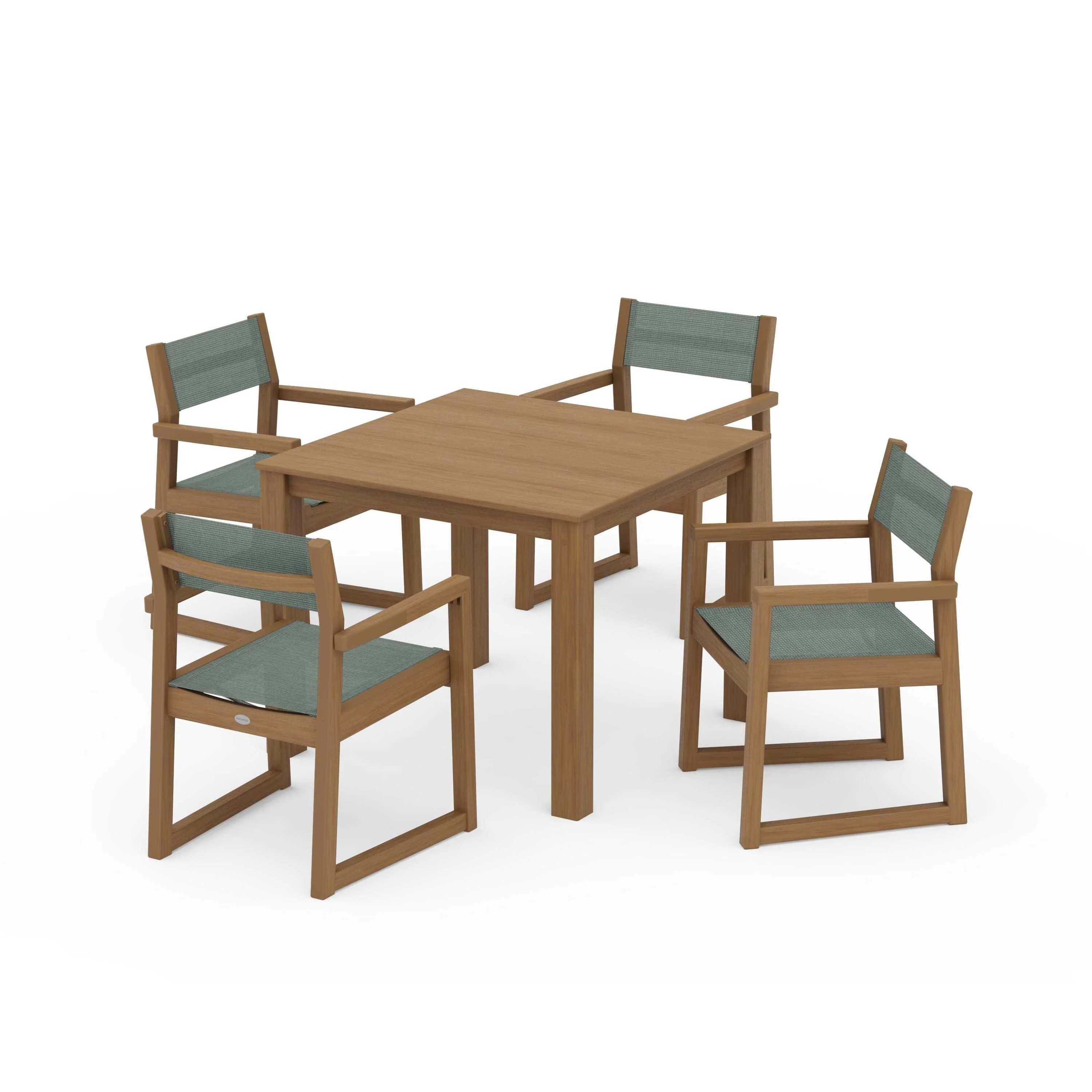 EDGE Sling Arm Chair 5-Piece Parsons Dining Set - Image 66
