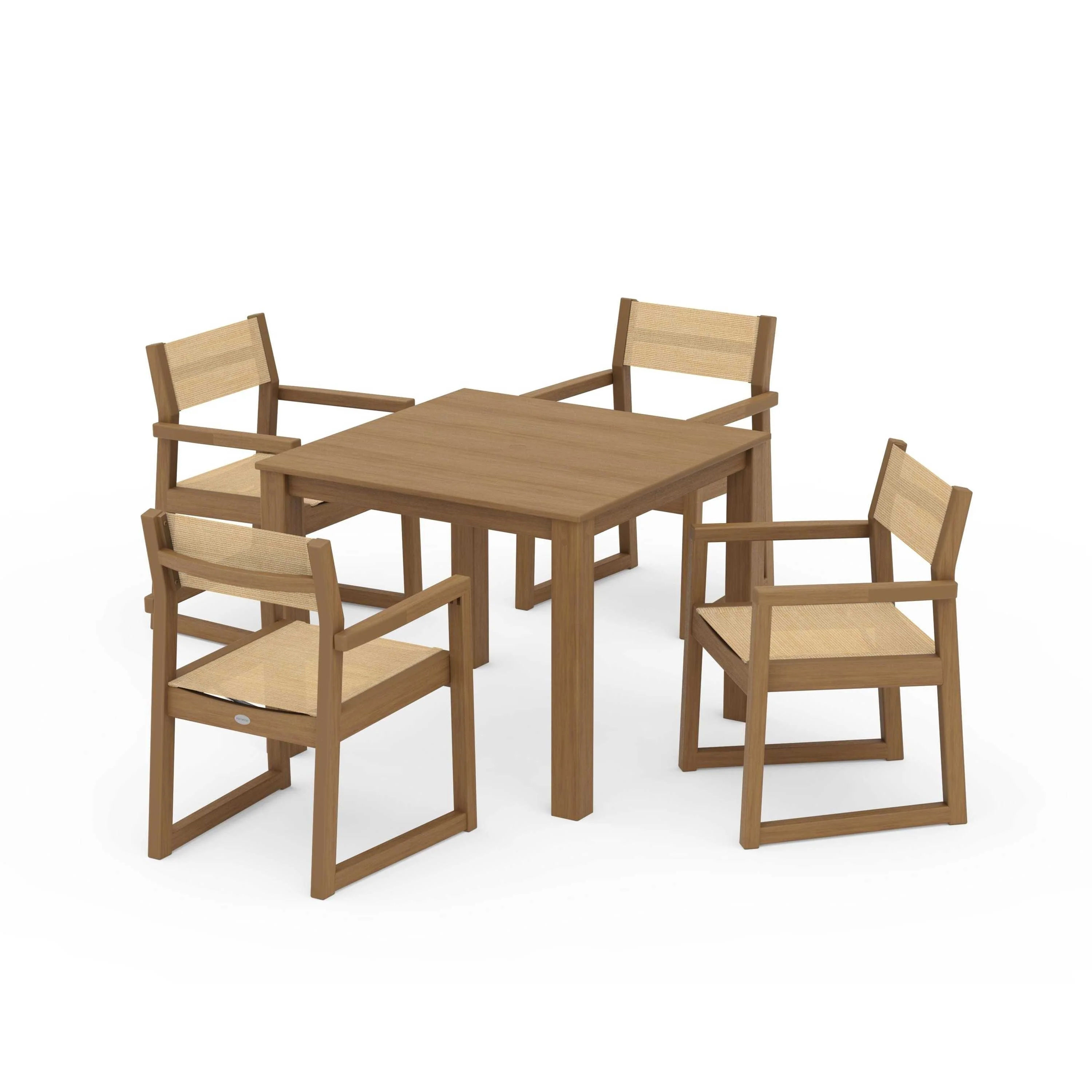 EDGE Sling Arm Chair 5-Piece Parsons Dining Set - Image 79