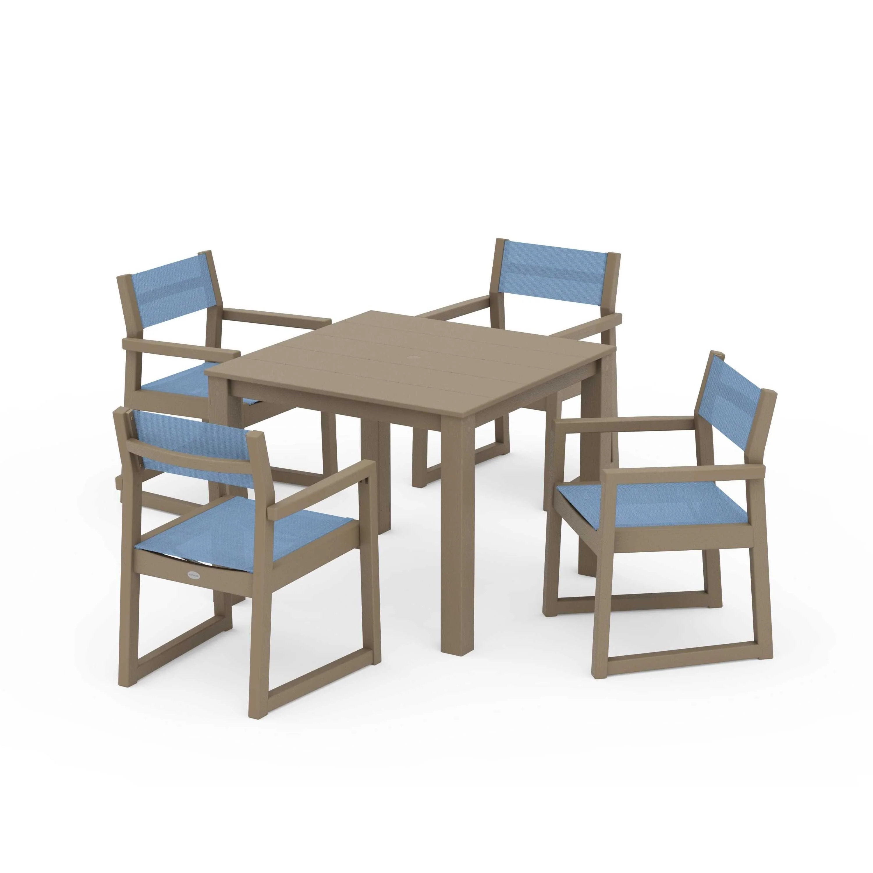 EDGE Sling Arm Chair 5-Piece Parsons Dining Set - Image 94