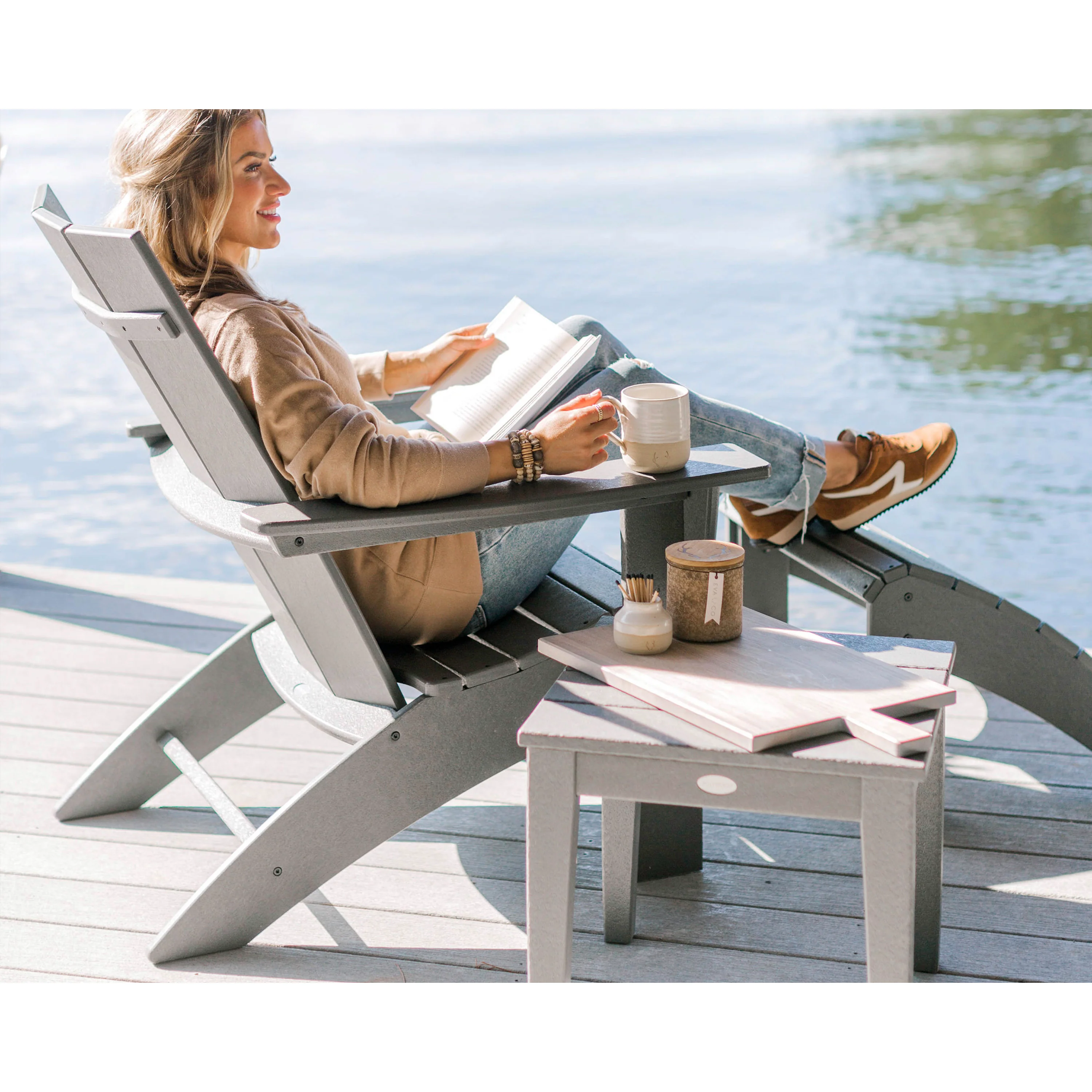 Modern Curveback Adirondack Chair - Image 11