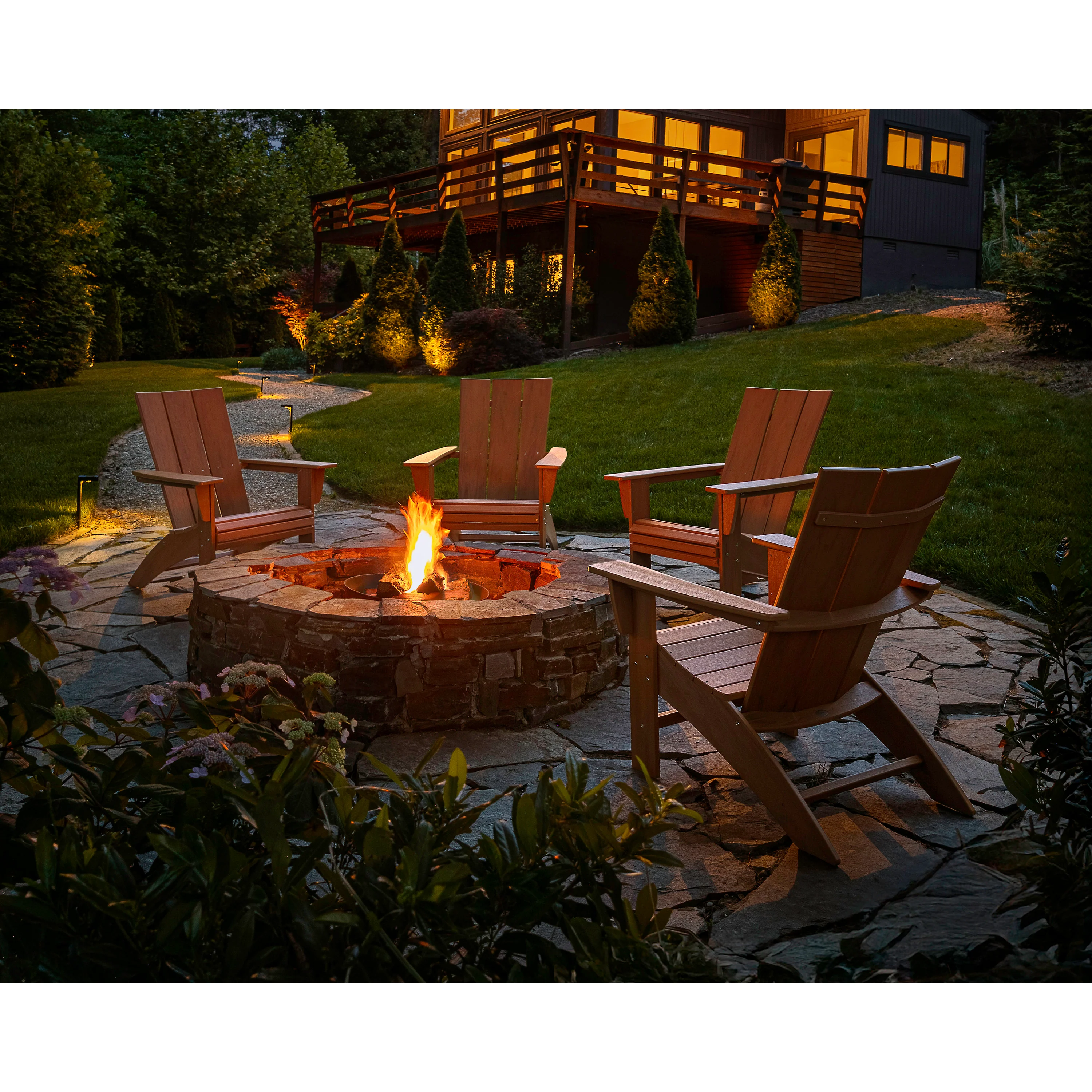 Modern Curveback Adirondack Chair - Image 6