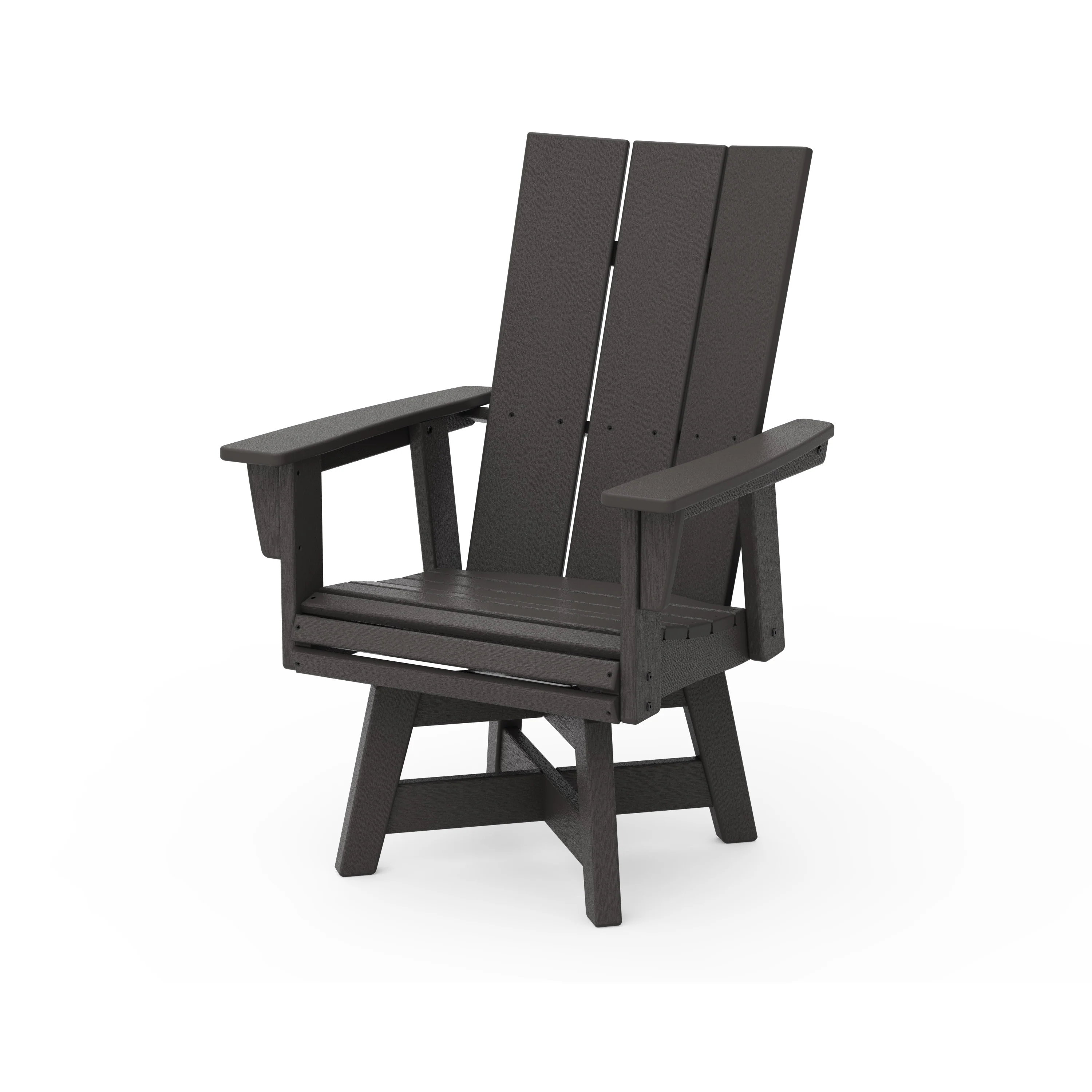 Modern Curveback Adirondack Swivel Dining Chair - Image 11