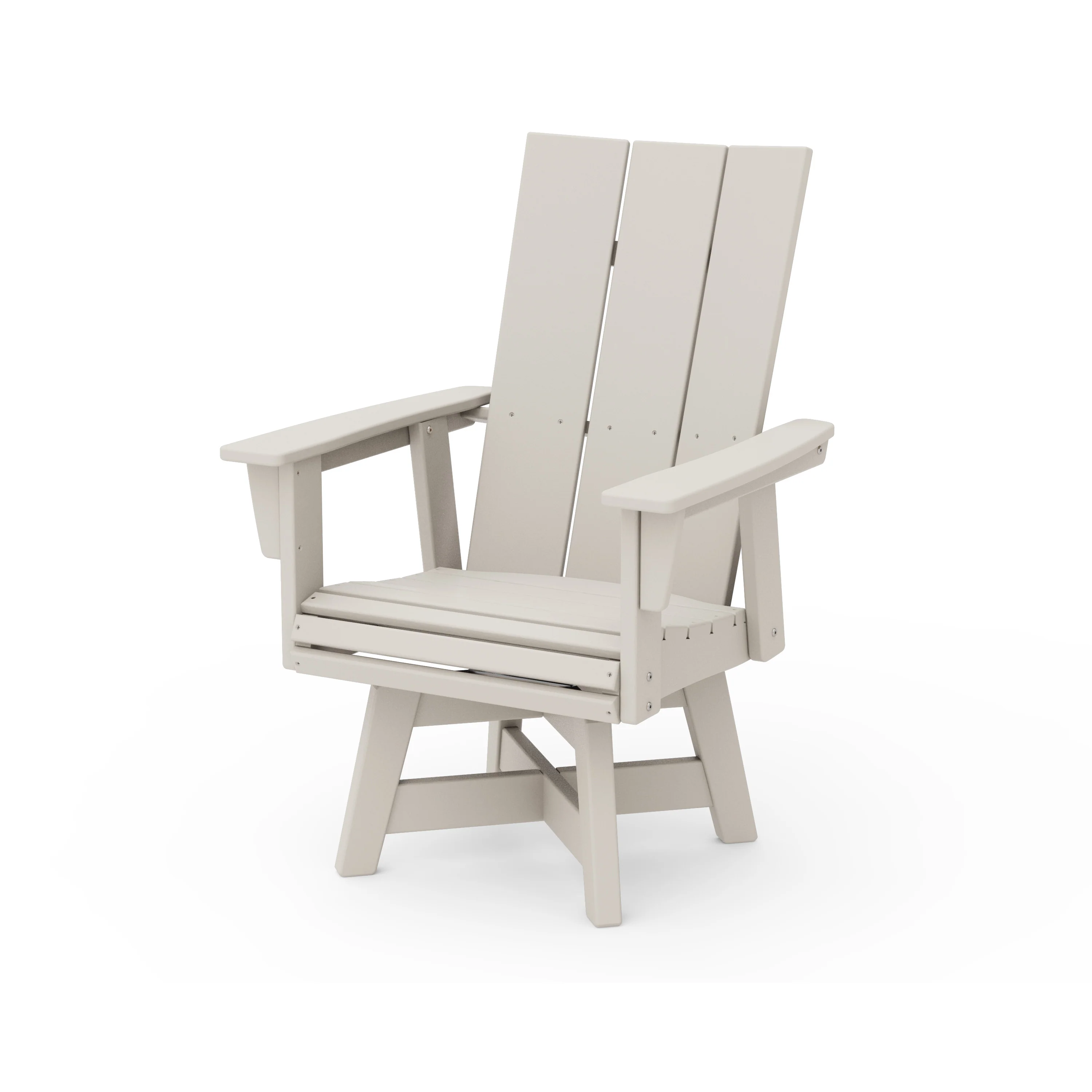 Modern Curveback Adirondack Swivel Dining Chair - Image 13