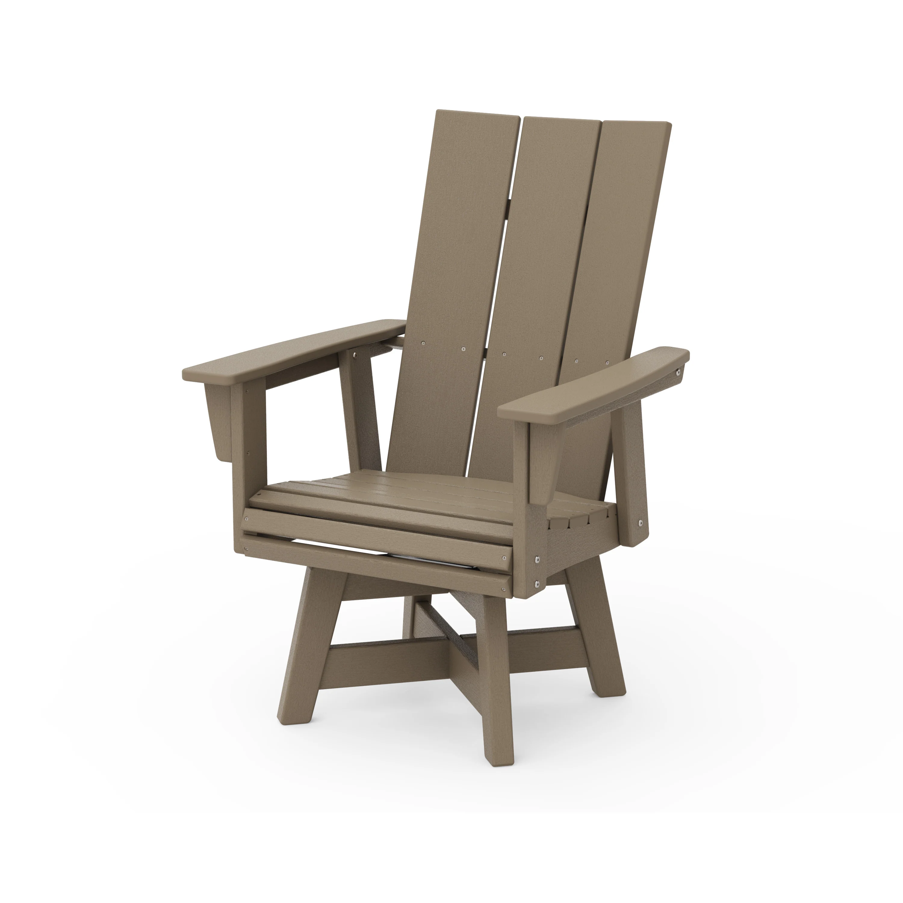 Modern Curveback Adirondack Swivel Dining Chair - Image 14