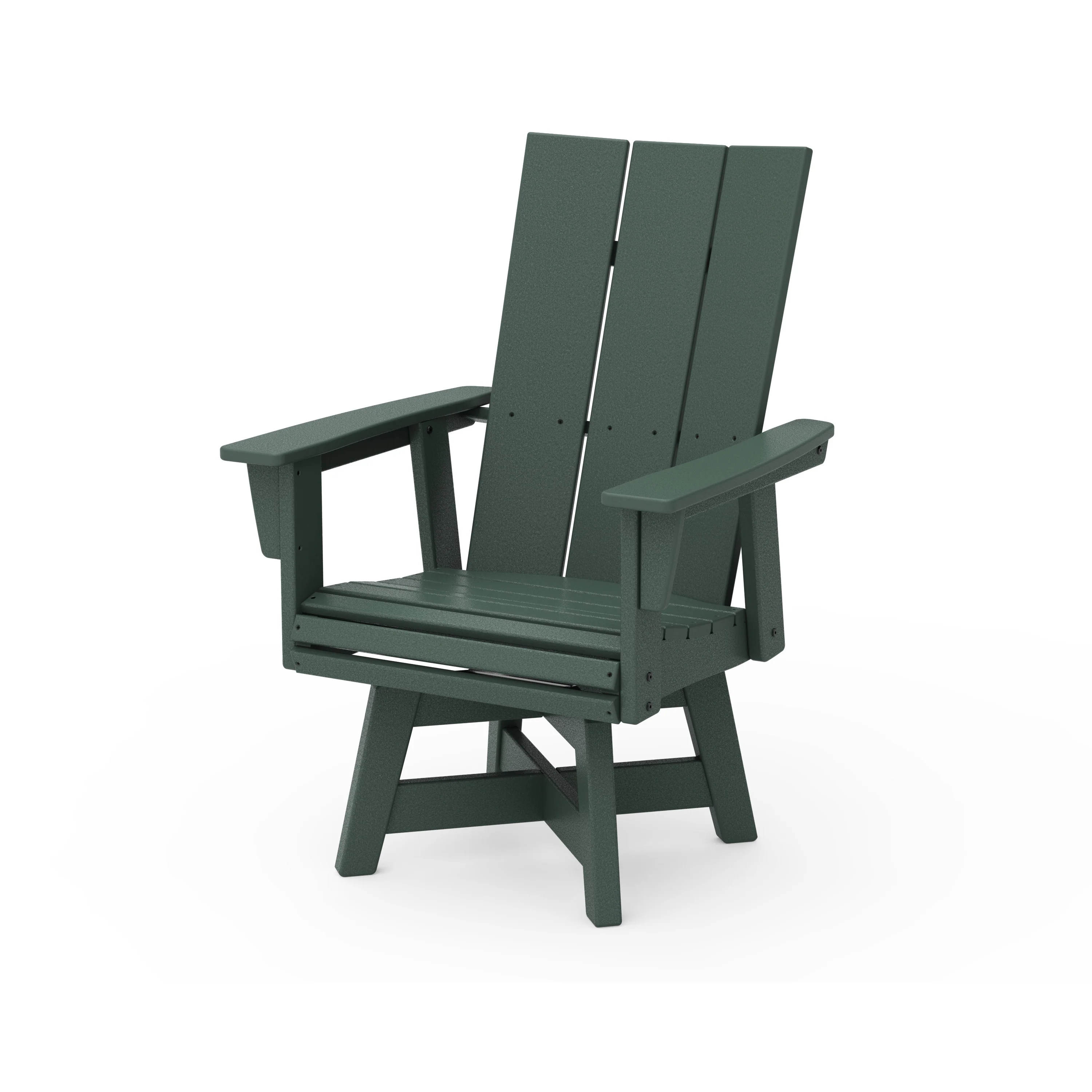 Modern Curveback Adirondack Swivel Dining Chair - Image 3