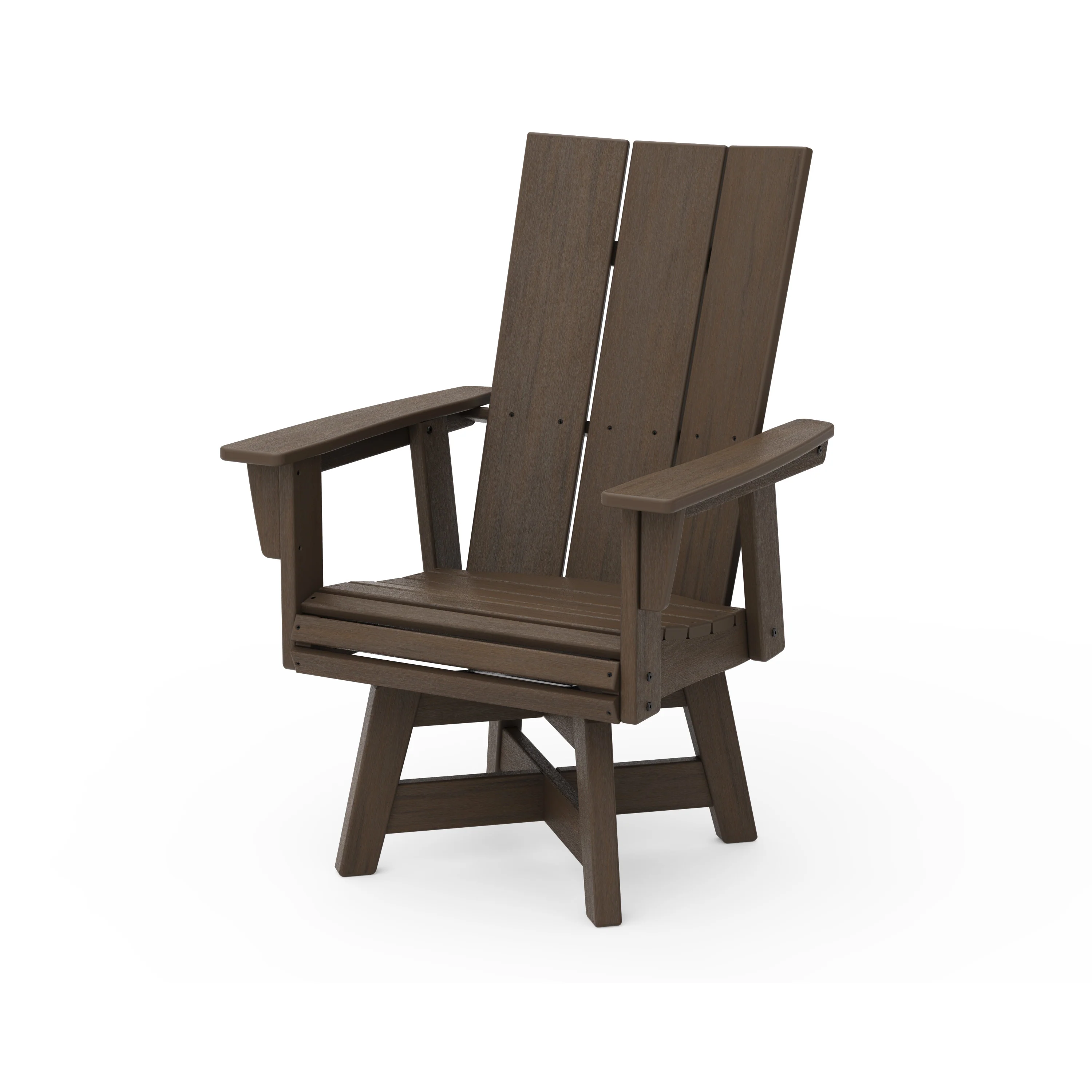 Modern Curveback Adirondack Swivel Dining Chair - Image 5