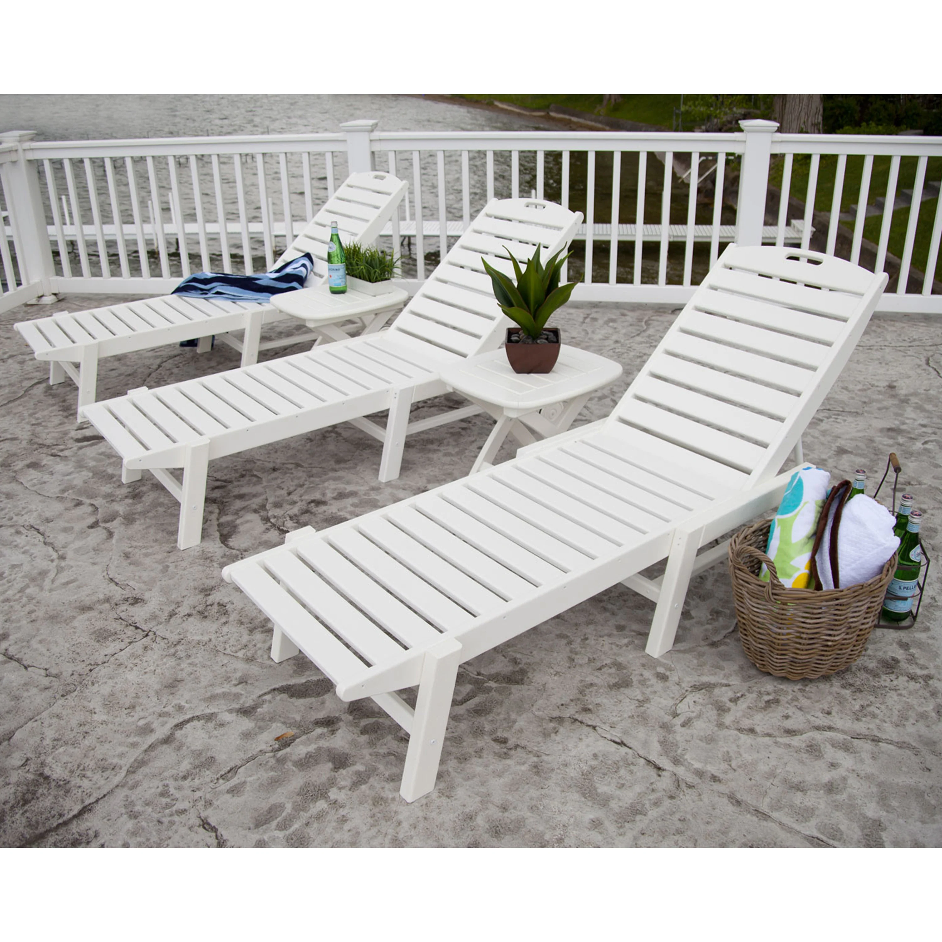Nautical Chaise with Wheels - Image 8