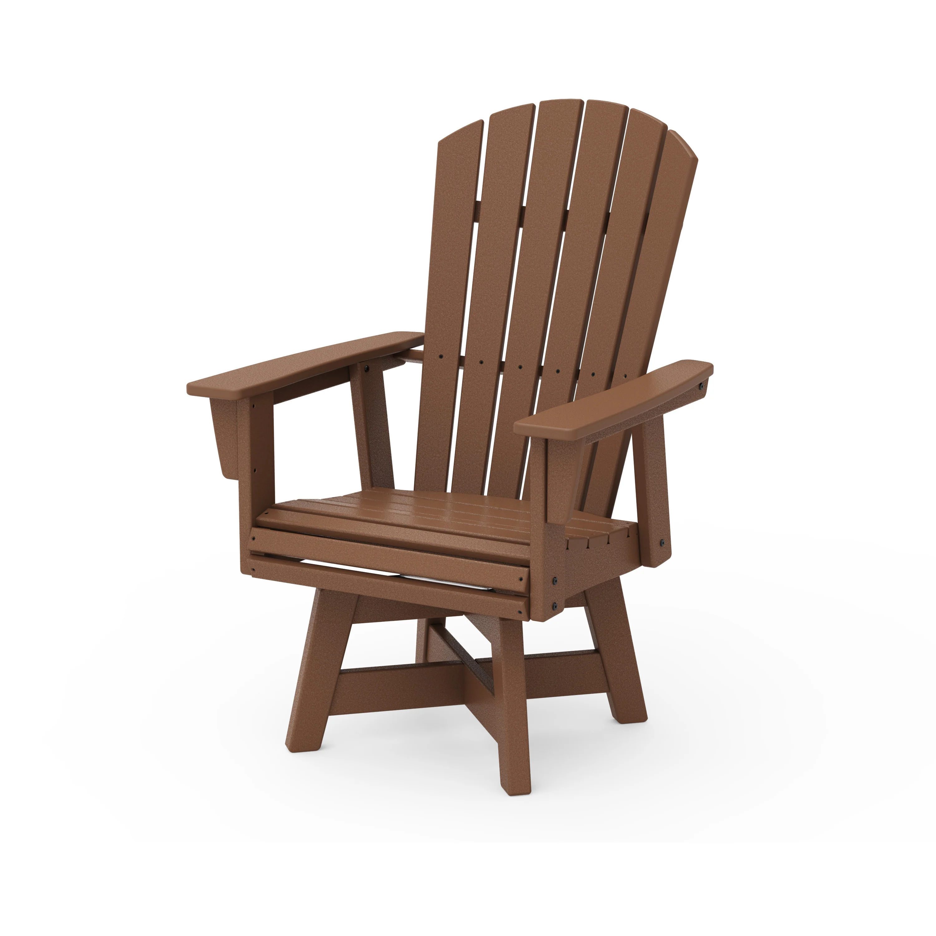 Nautical Curveback Adirondack Swivel Dining Chair - Image 12
