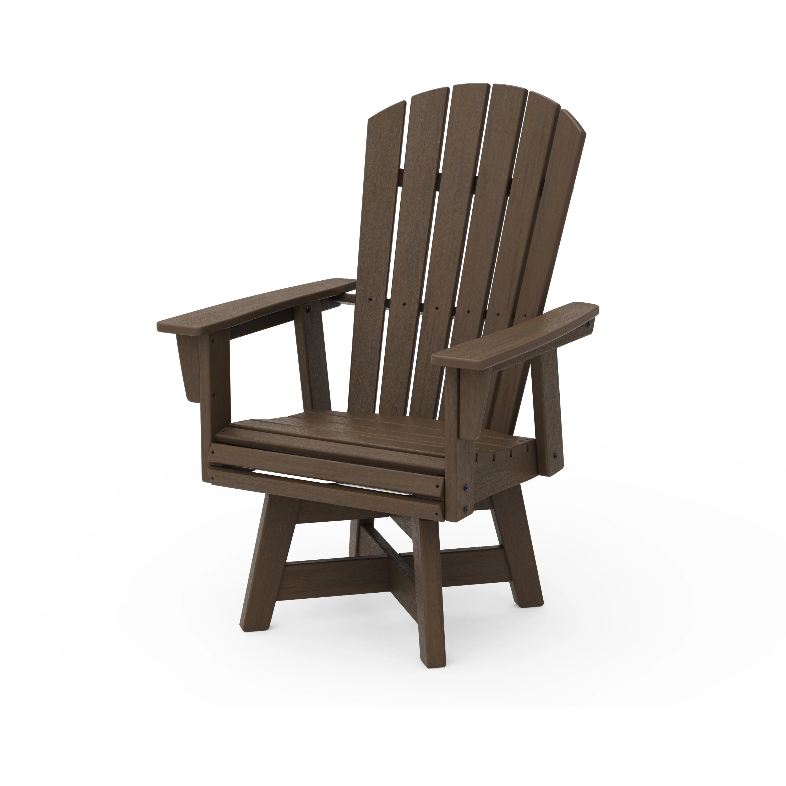 Nautical Curveback Adirondack Swivel Dining Chair - Image 14