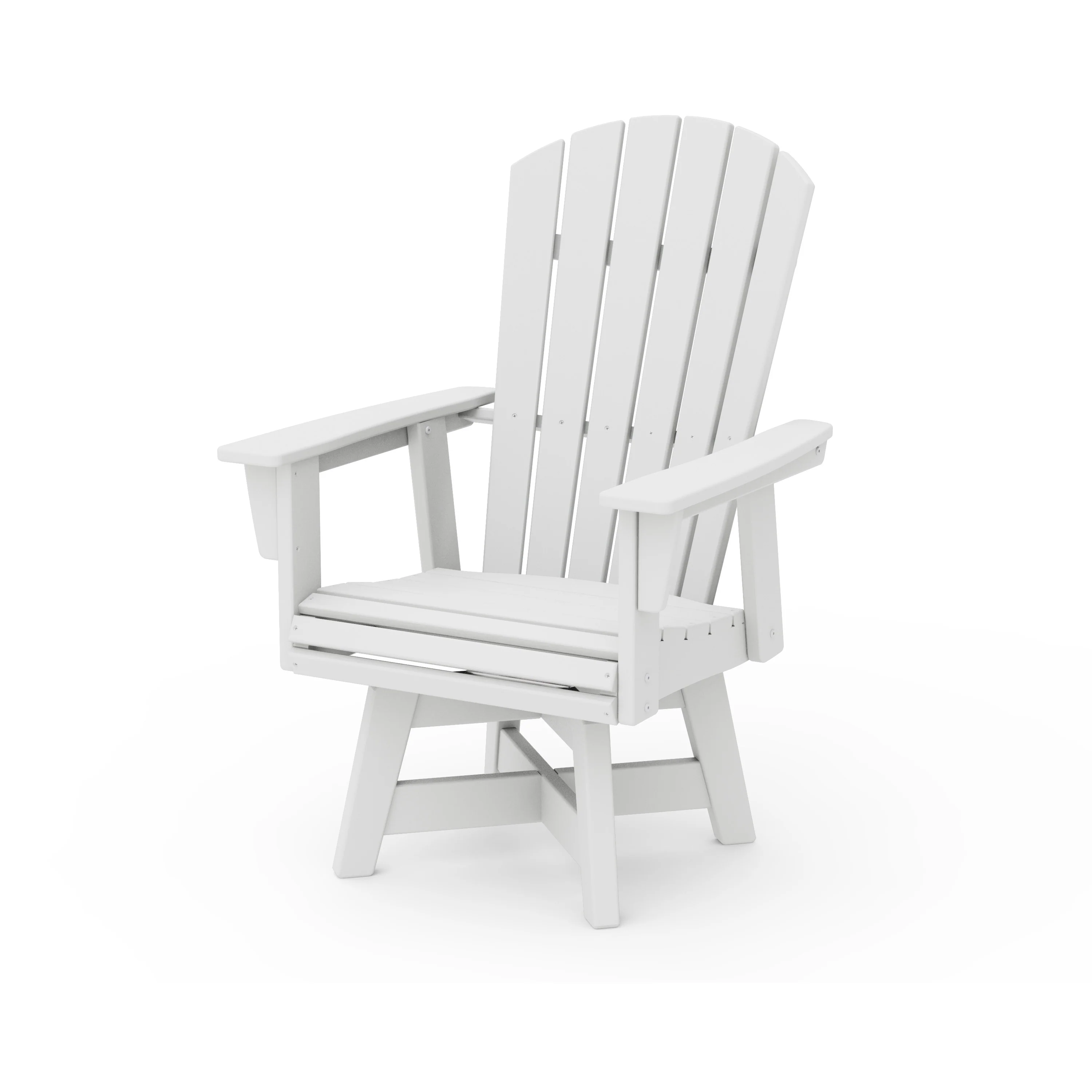 Nautical Curveback Adirondack Swivel Dining Chair - Image 8