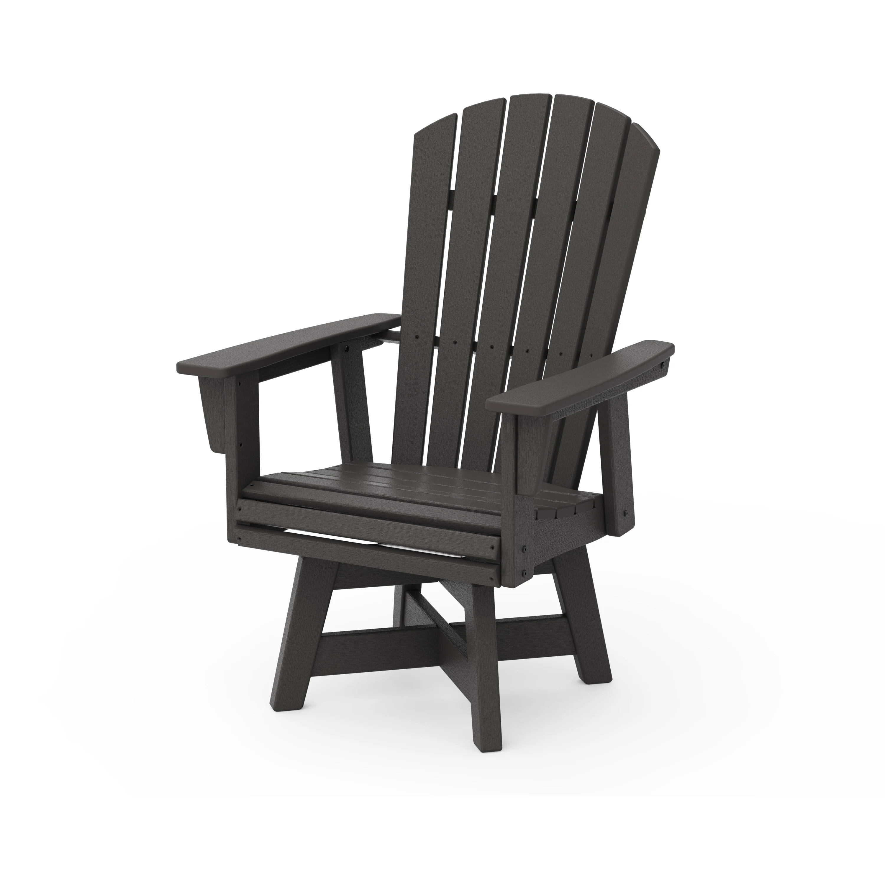 Nautical Curveback Adirondack Swivel Dining Chair - Image 9