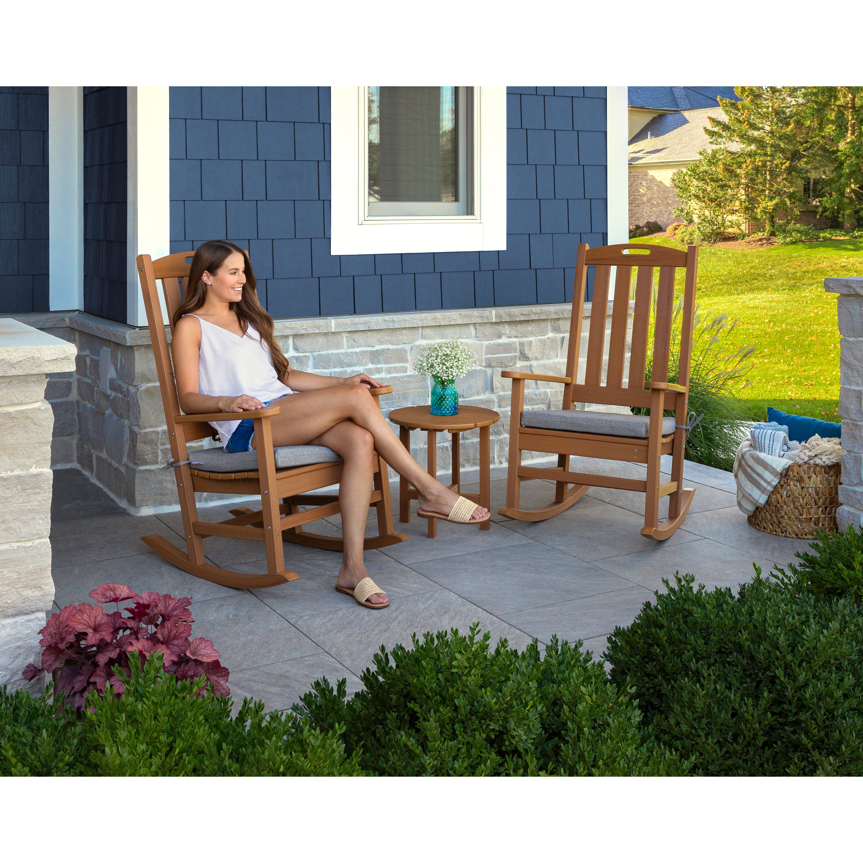 Nautical Porch Rocking Chair - Image 5