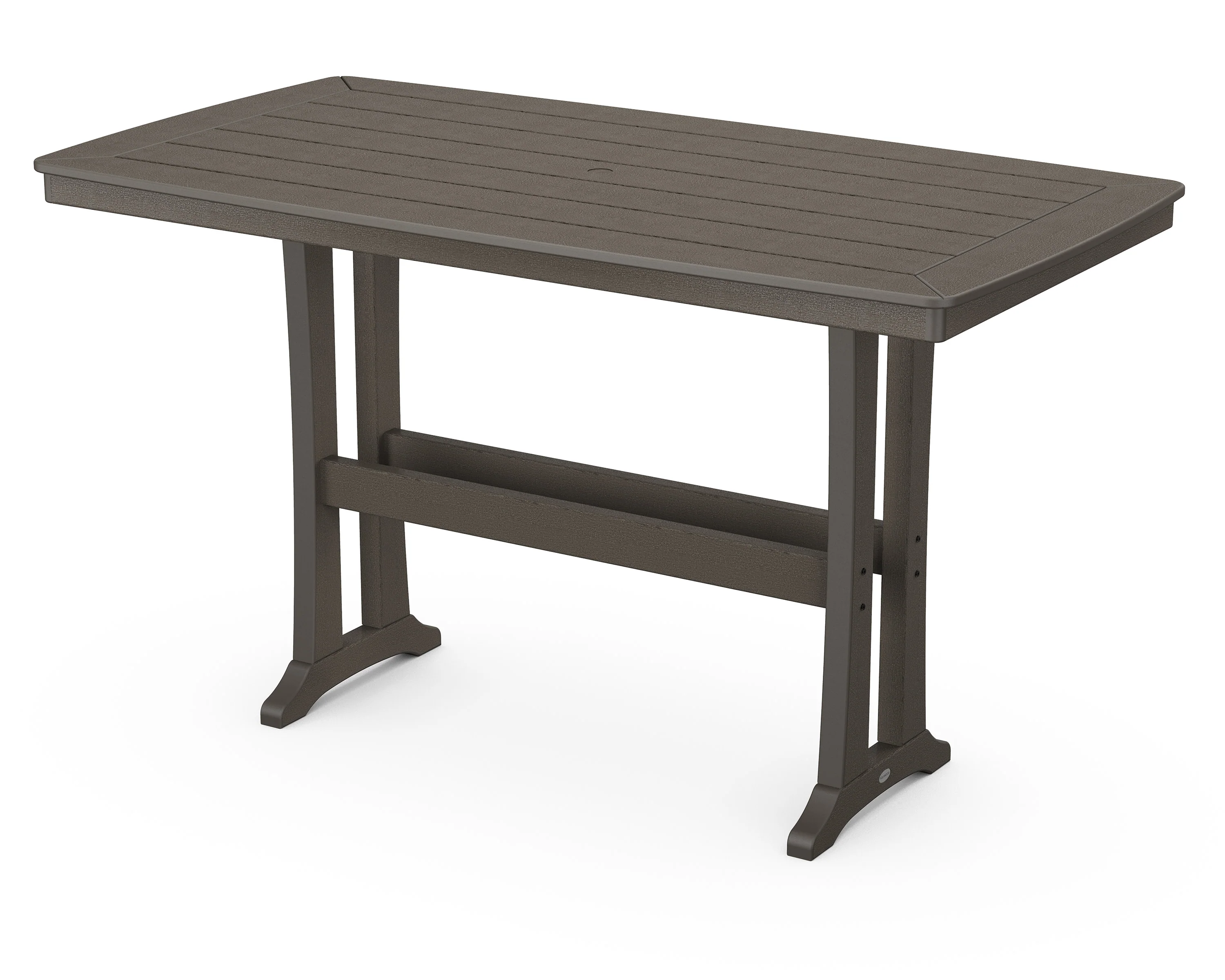 Nautical Trestle 38" x 73" Bar Table - Image 7