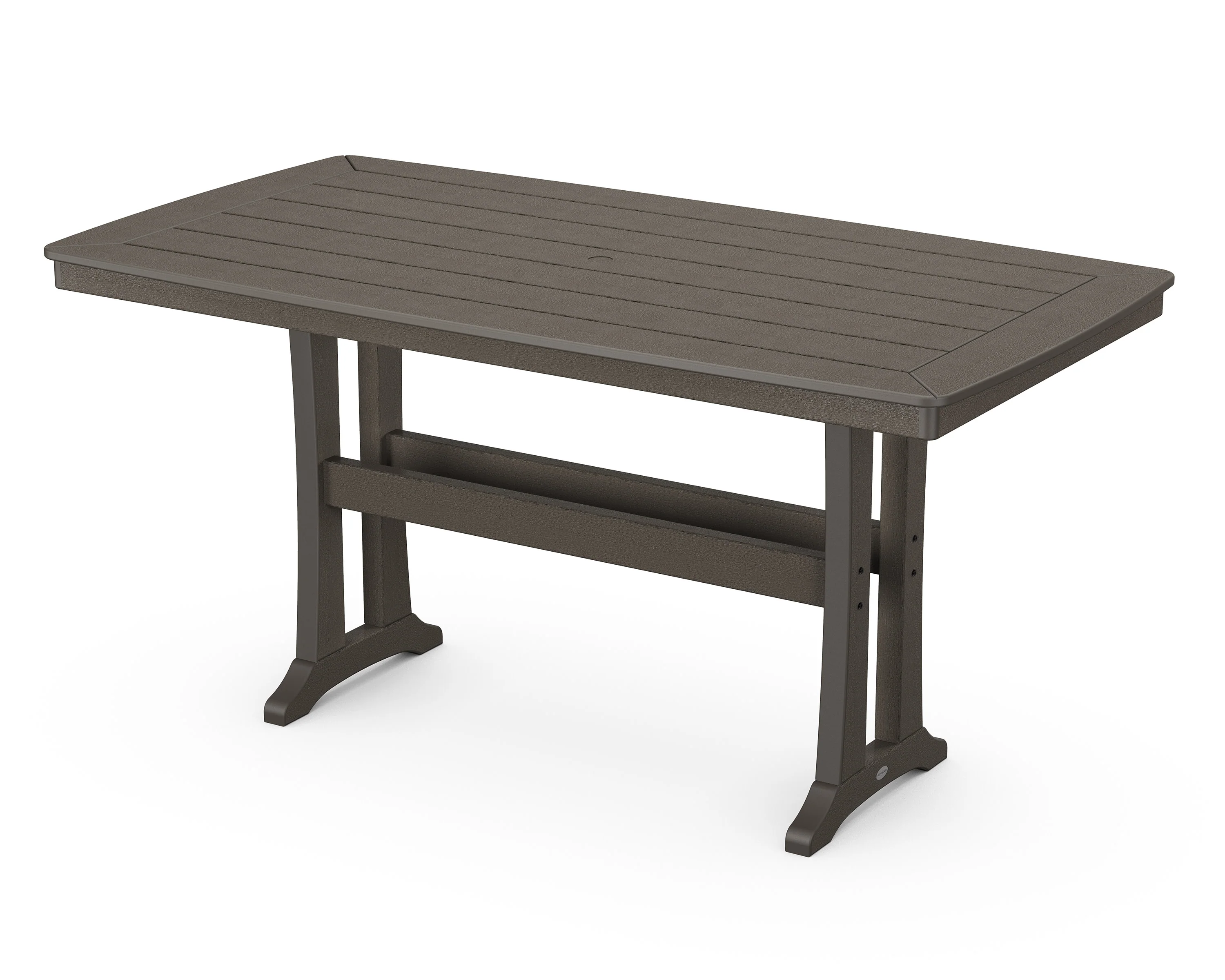 Nautical Trestle 38" x 73" Counter Table - Image 12