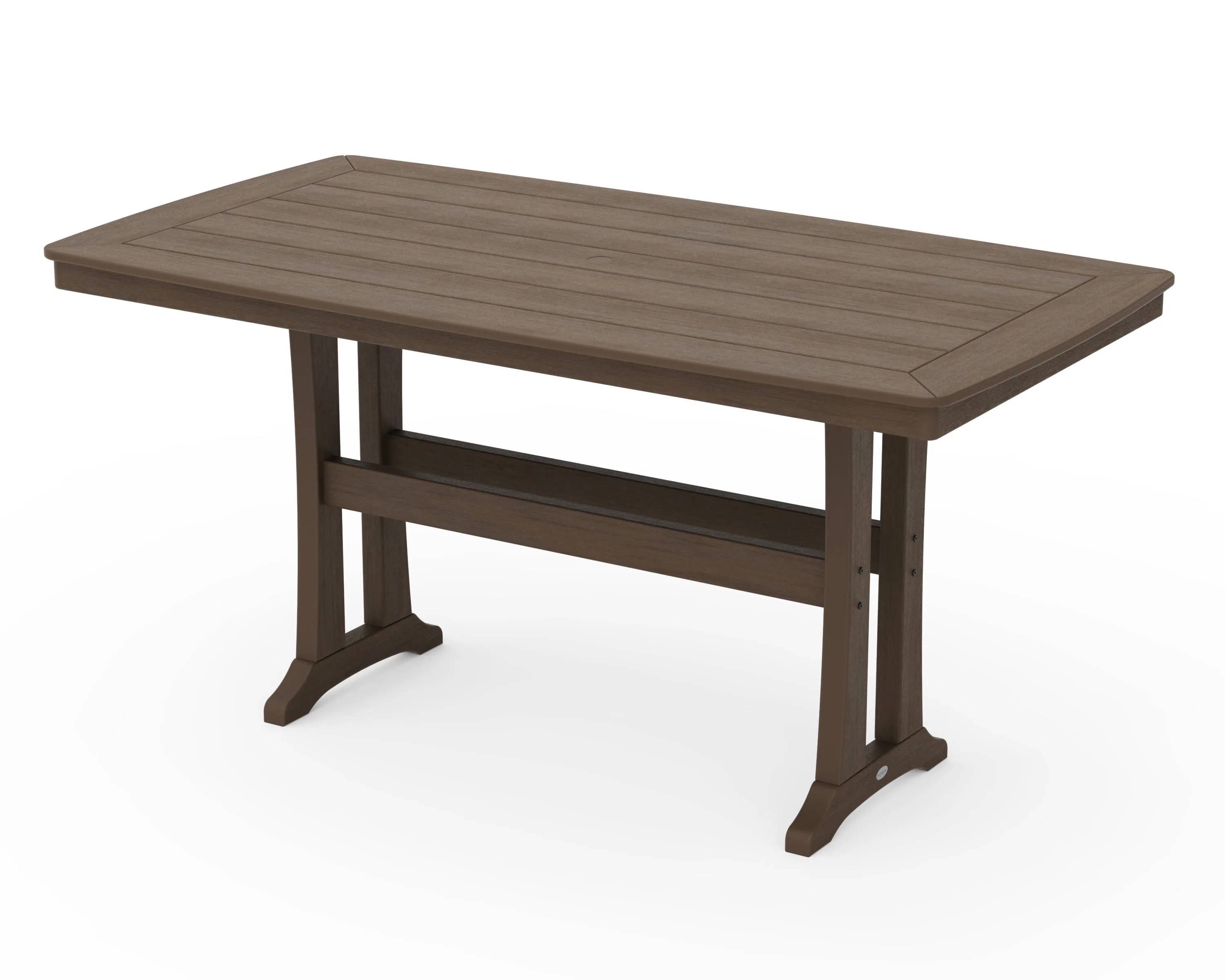 Nautical Trestle 38" x 73" Counter Table - Image 14