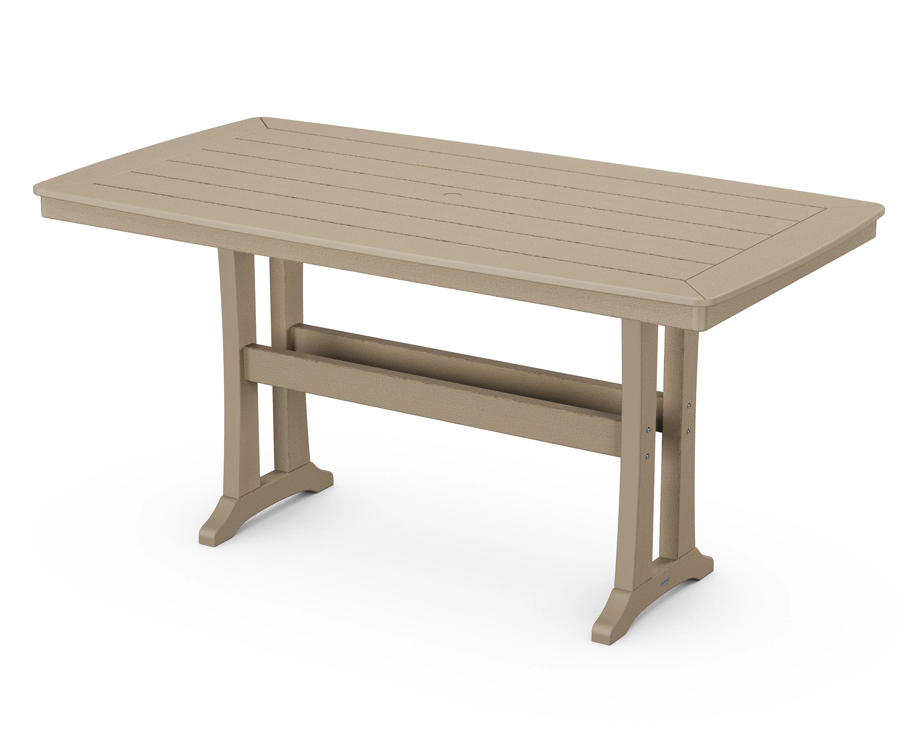 Nautical Trestle 38" x 73" Counter Table - Image 9