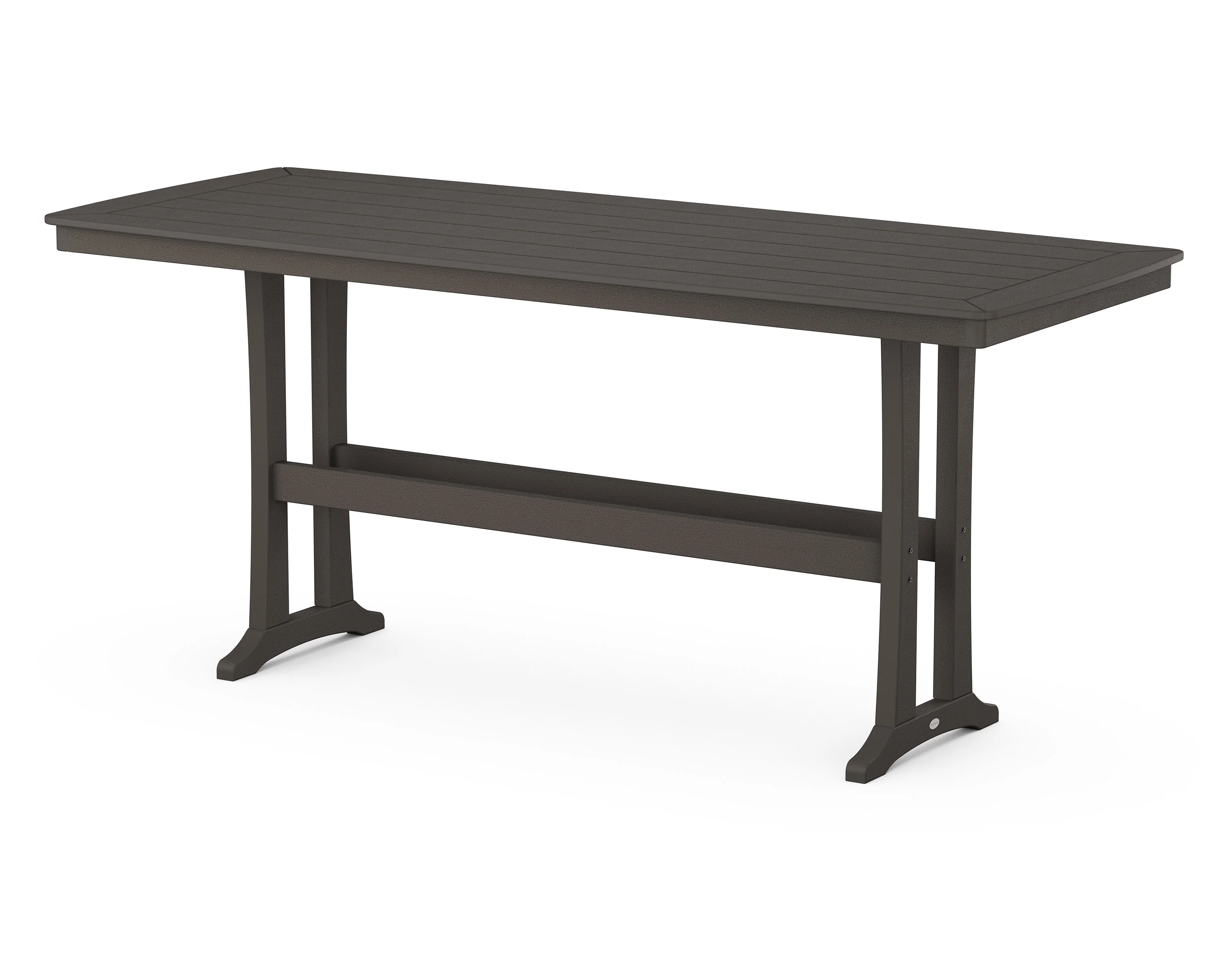 Nautical Trestle 39" x 97" Bar Table - Image 9