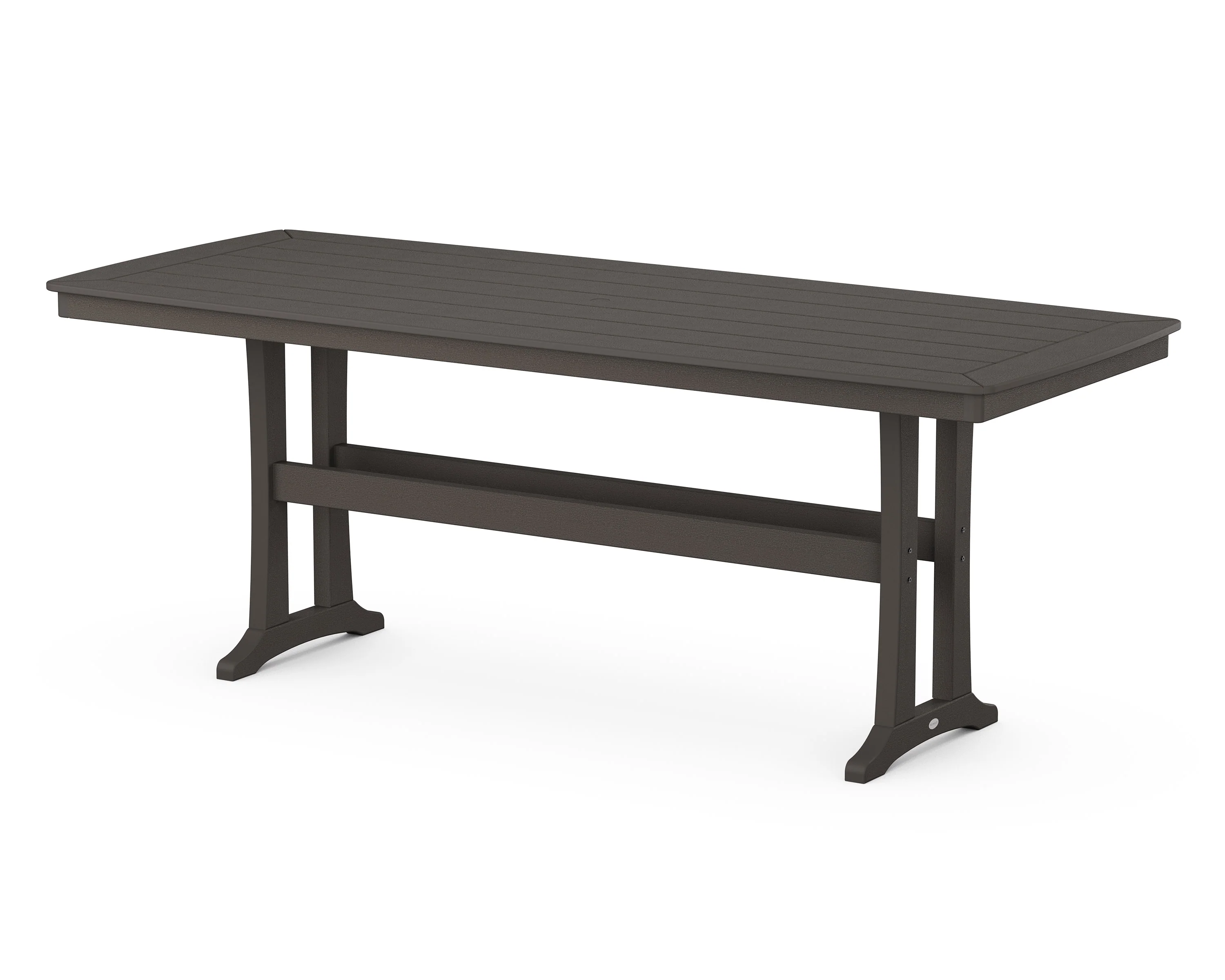 Nautical Trestle 39" x 97" Counter Table - Image 6