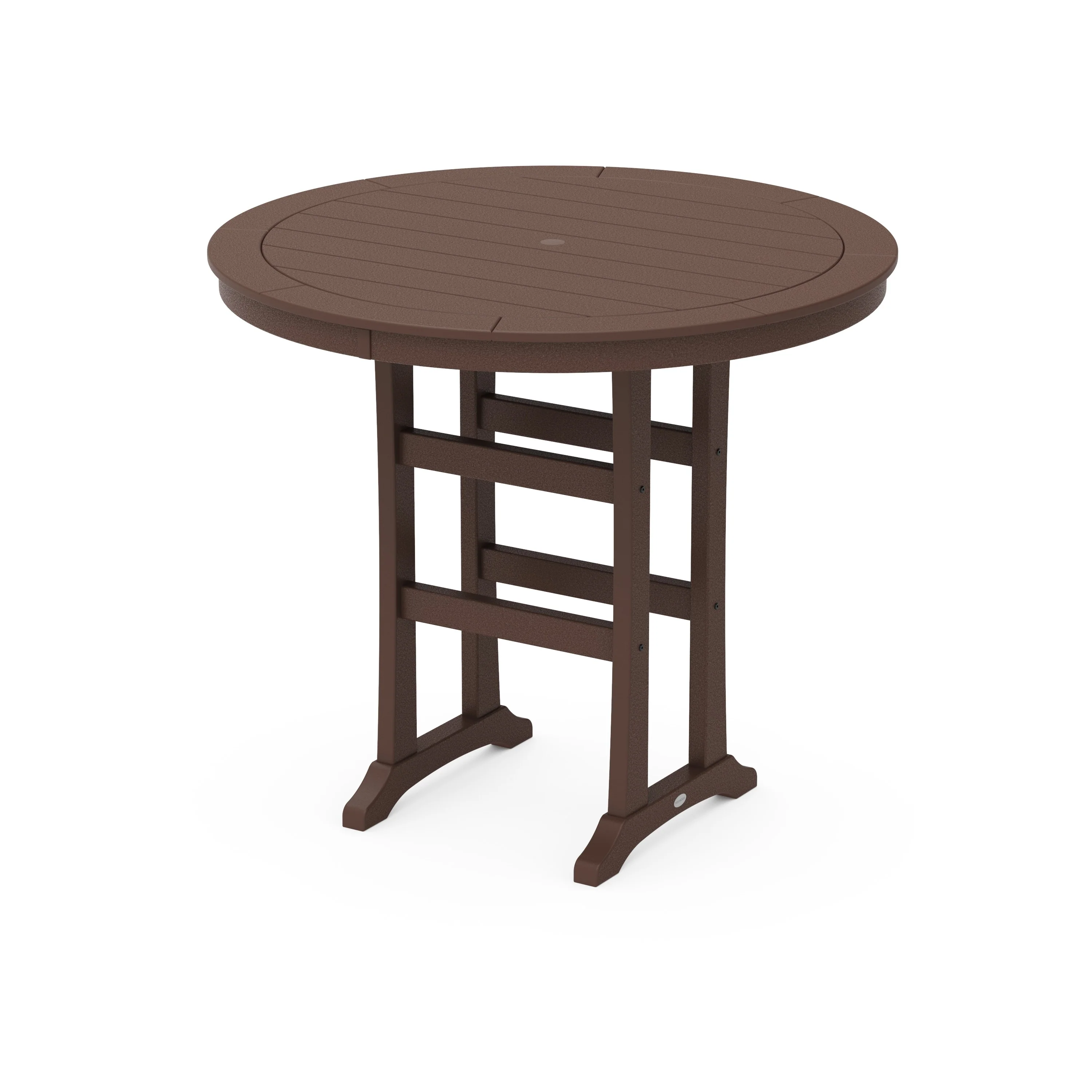 Nautical Trestle 48" Round Bar Table - Image 10
