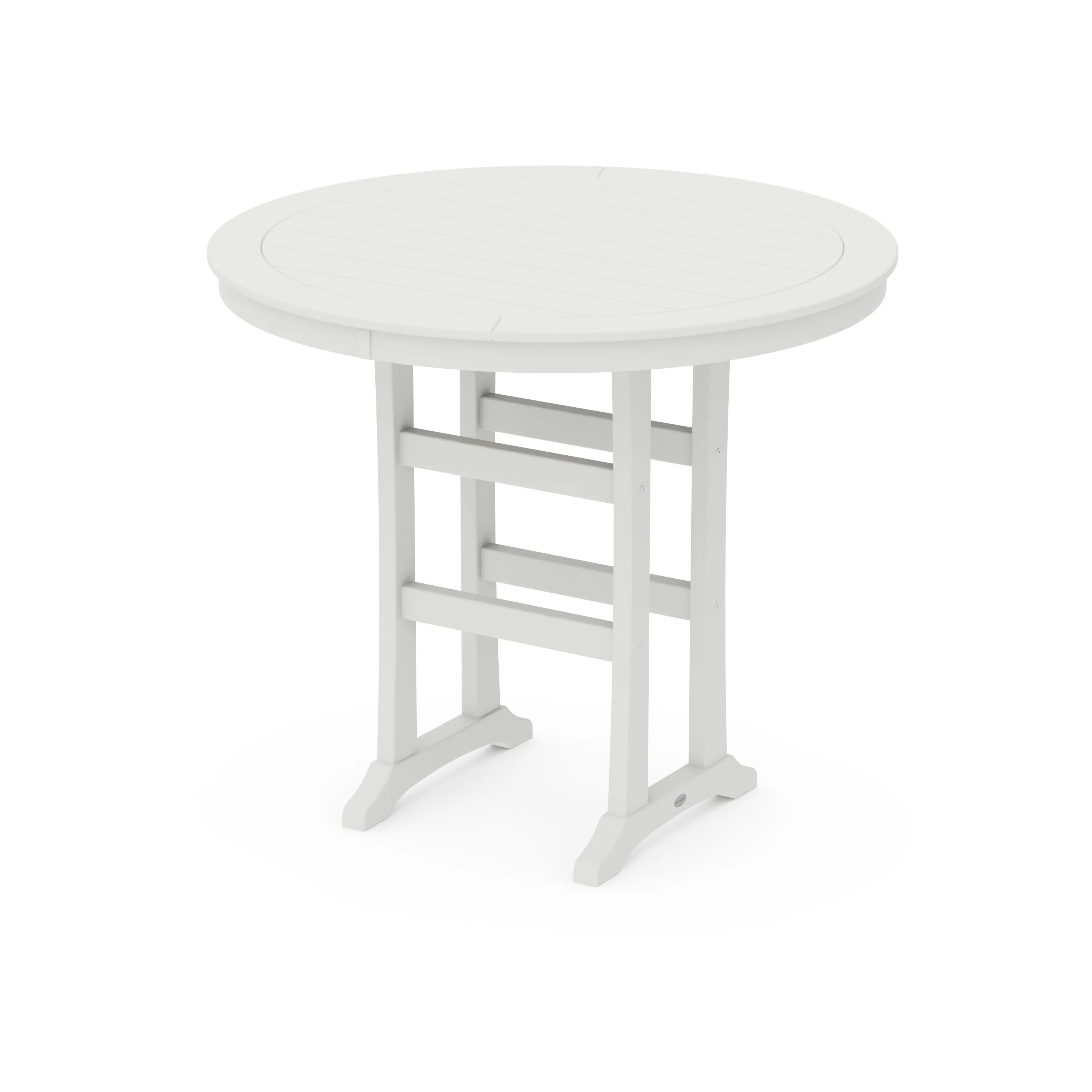 Nautical Trestle 48" Round Bar Table - Image 11
