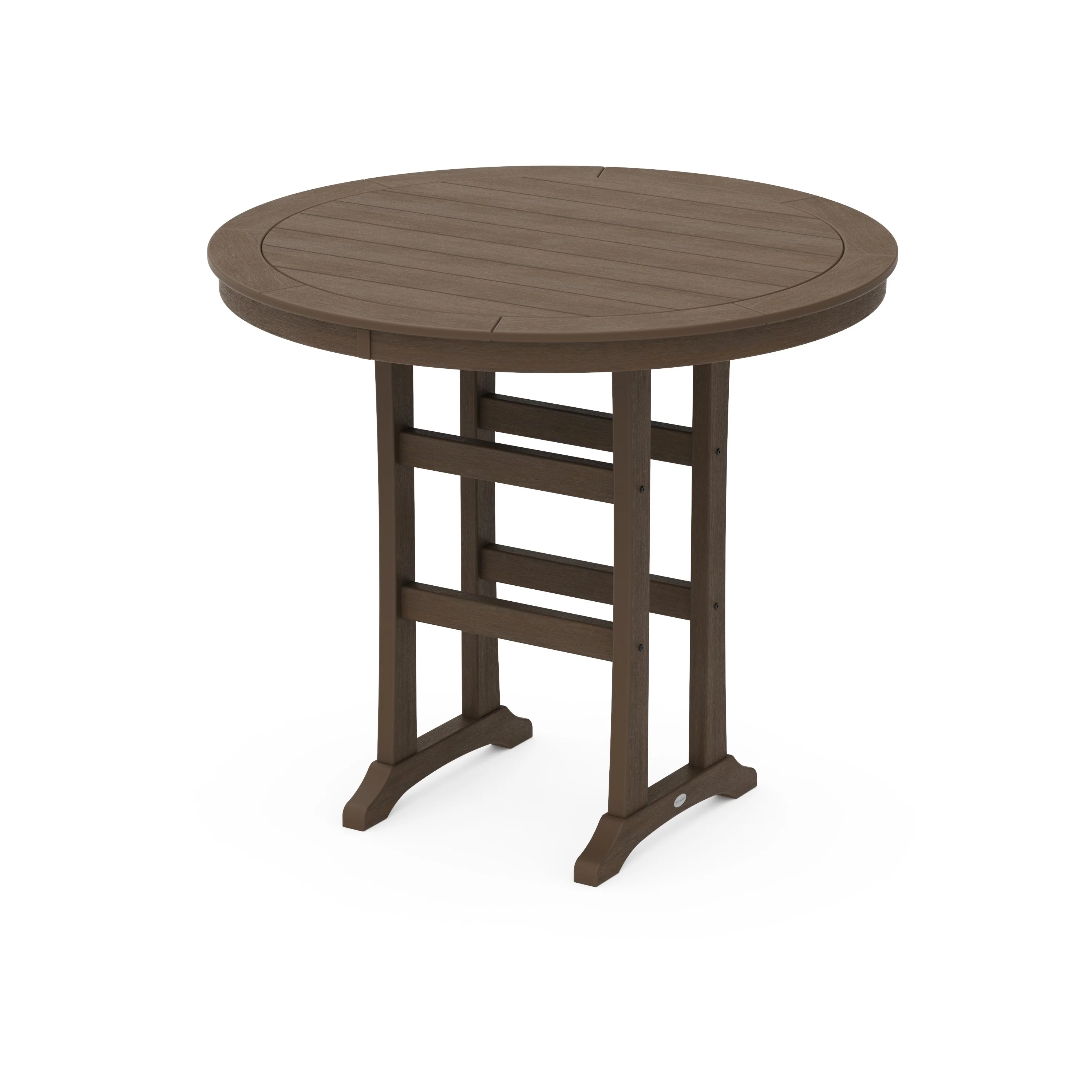 Nautical Trestle 48" Round Bar Table - Image 12