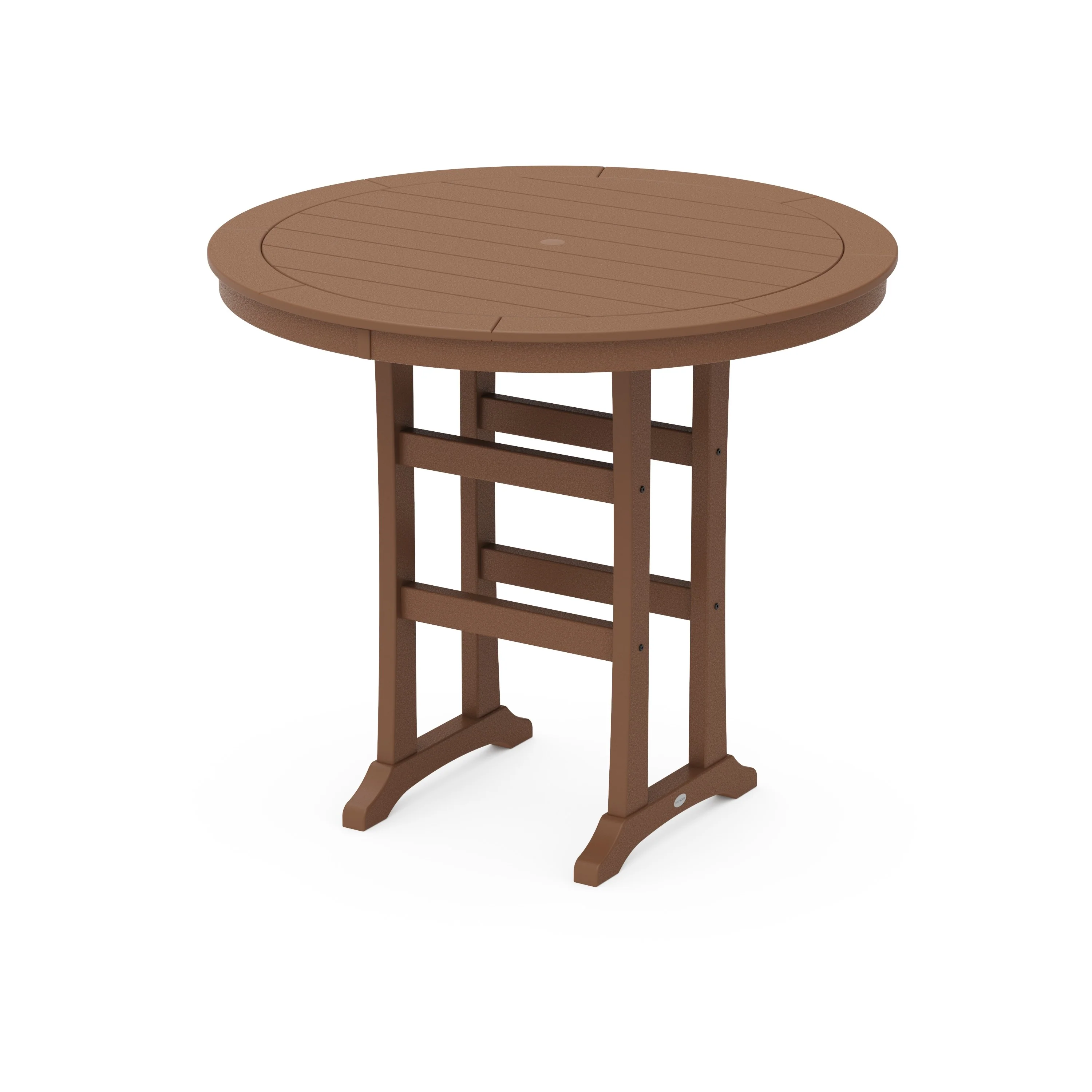 Nautical Trestle 48" Round Bar Table - Image 15