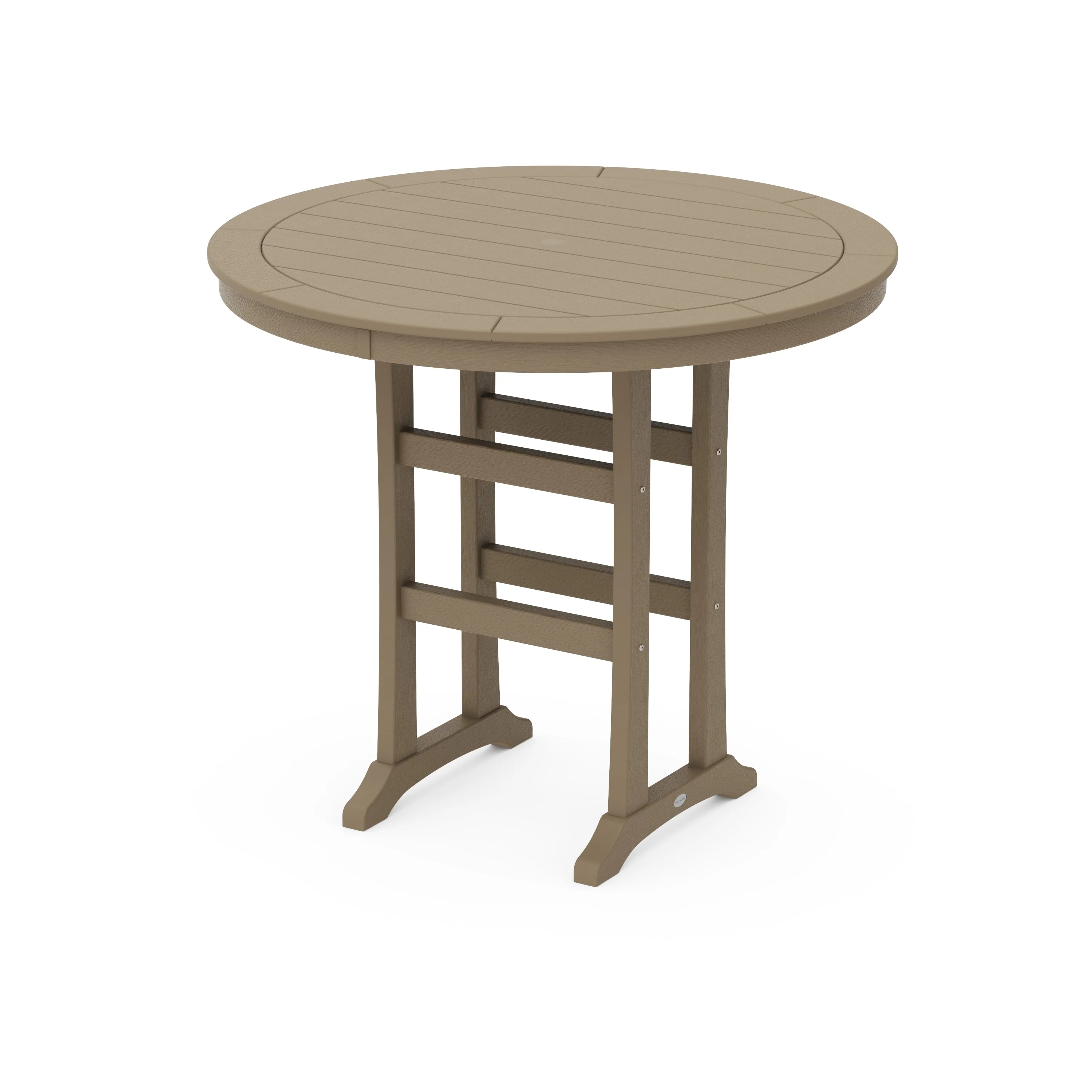Nautical Trestle 48" Round Bar Table - Image 17