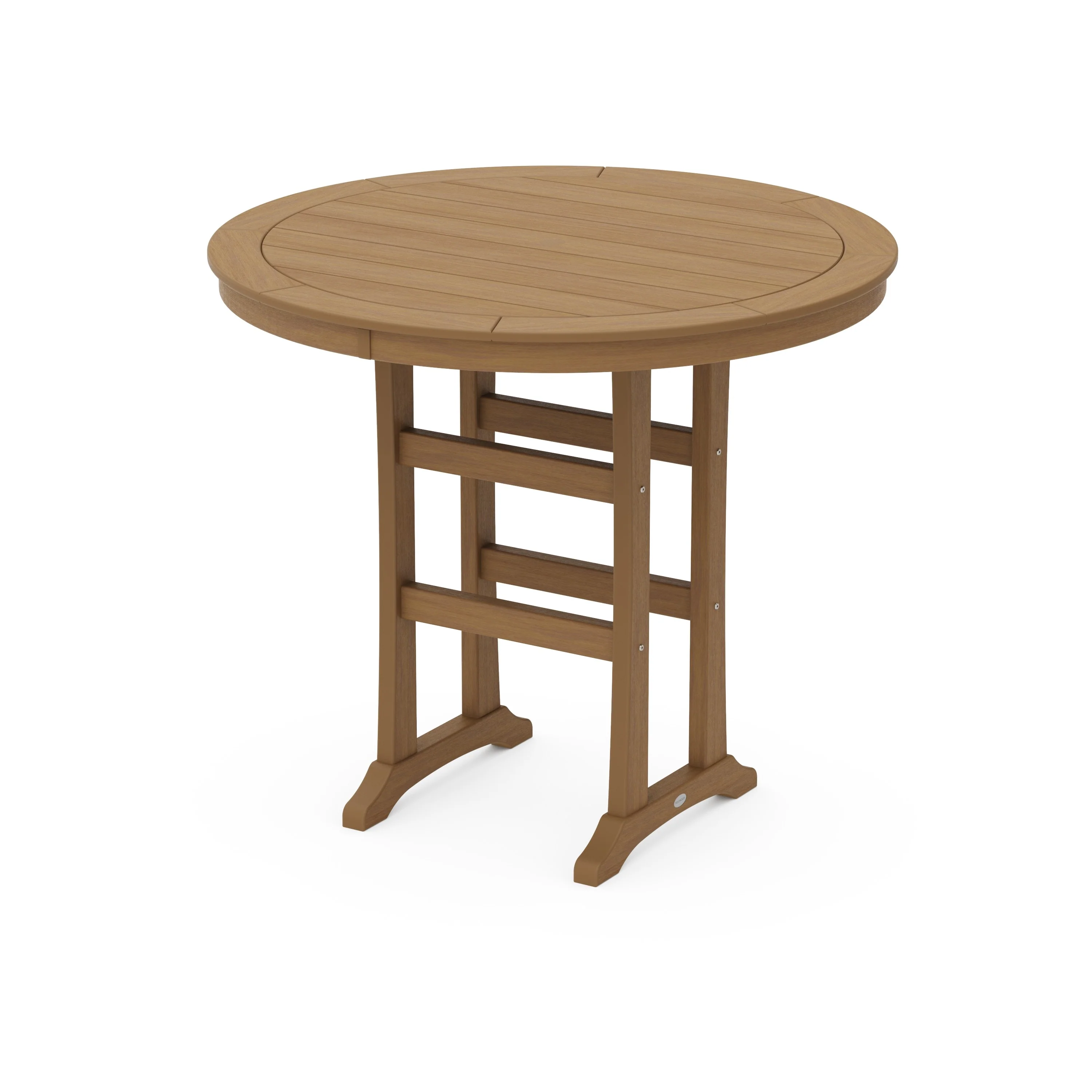 Nautical Trestle 48" Round Bar Table - Image 18