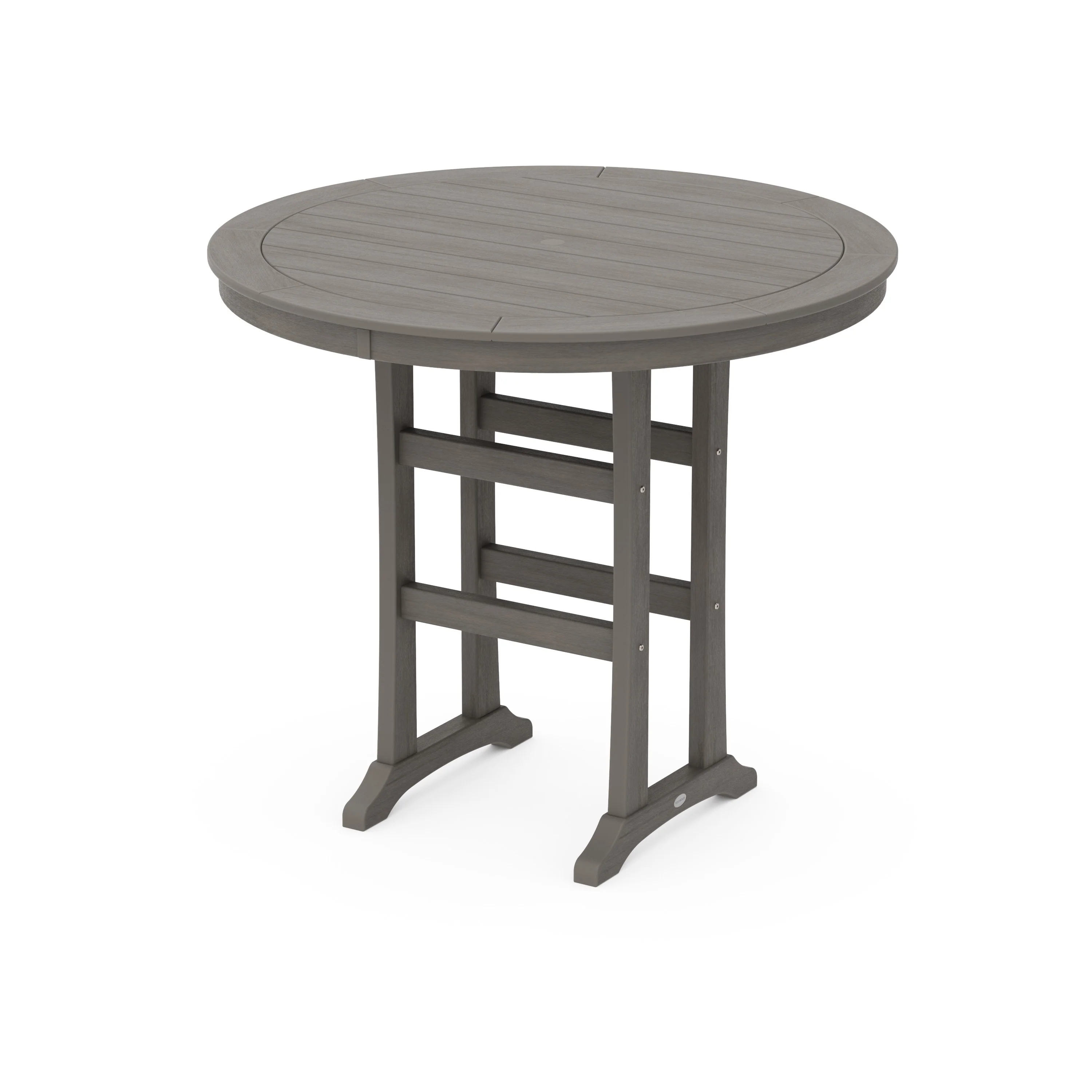 Nautical Trestle 48" Round Bar Table - Image 9