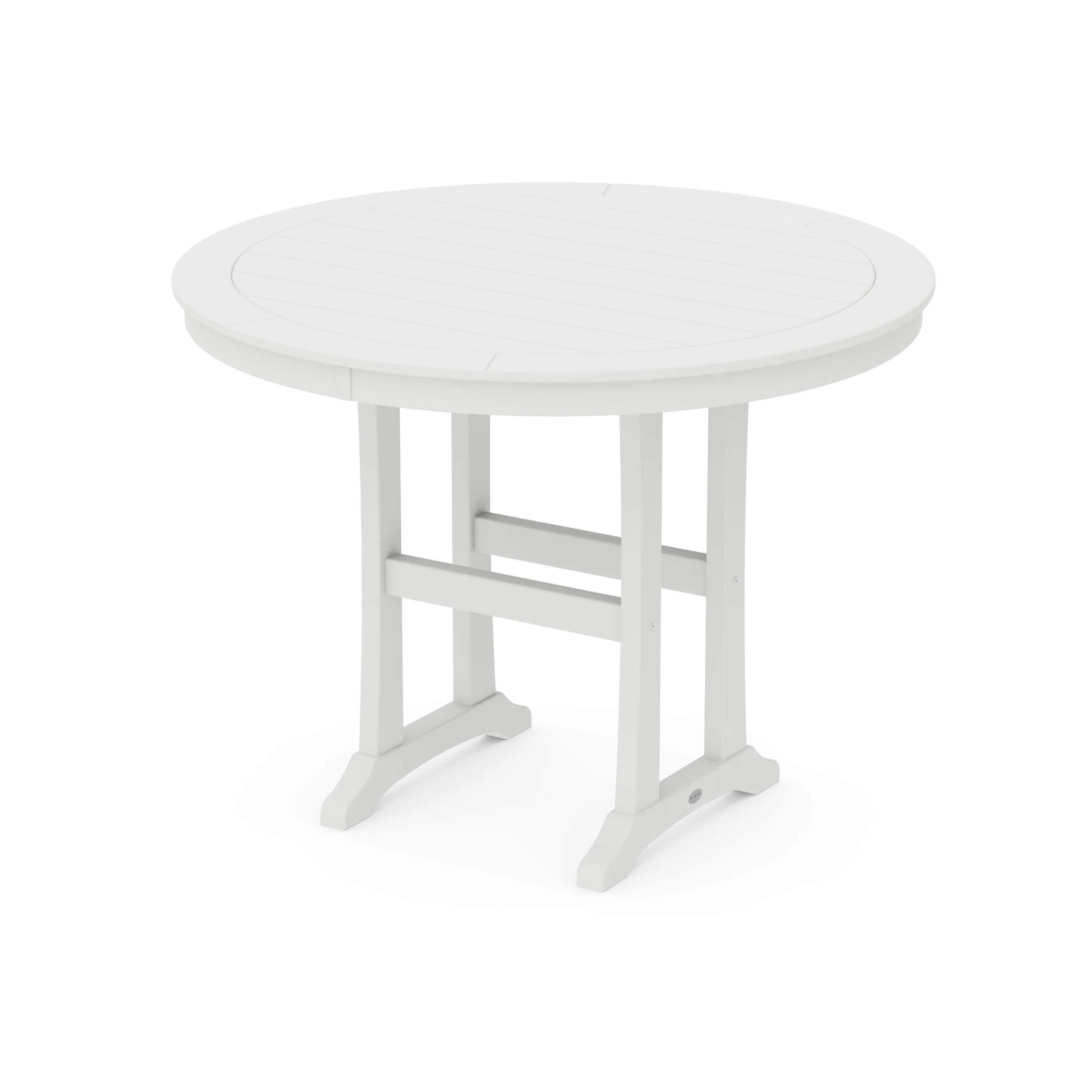 Nautical Trestle 48" Round Counter Table - Image 11