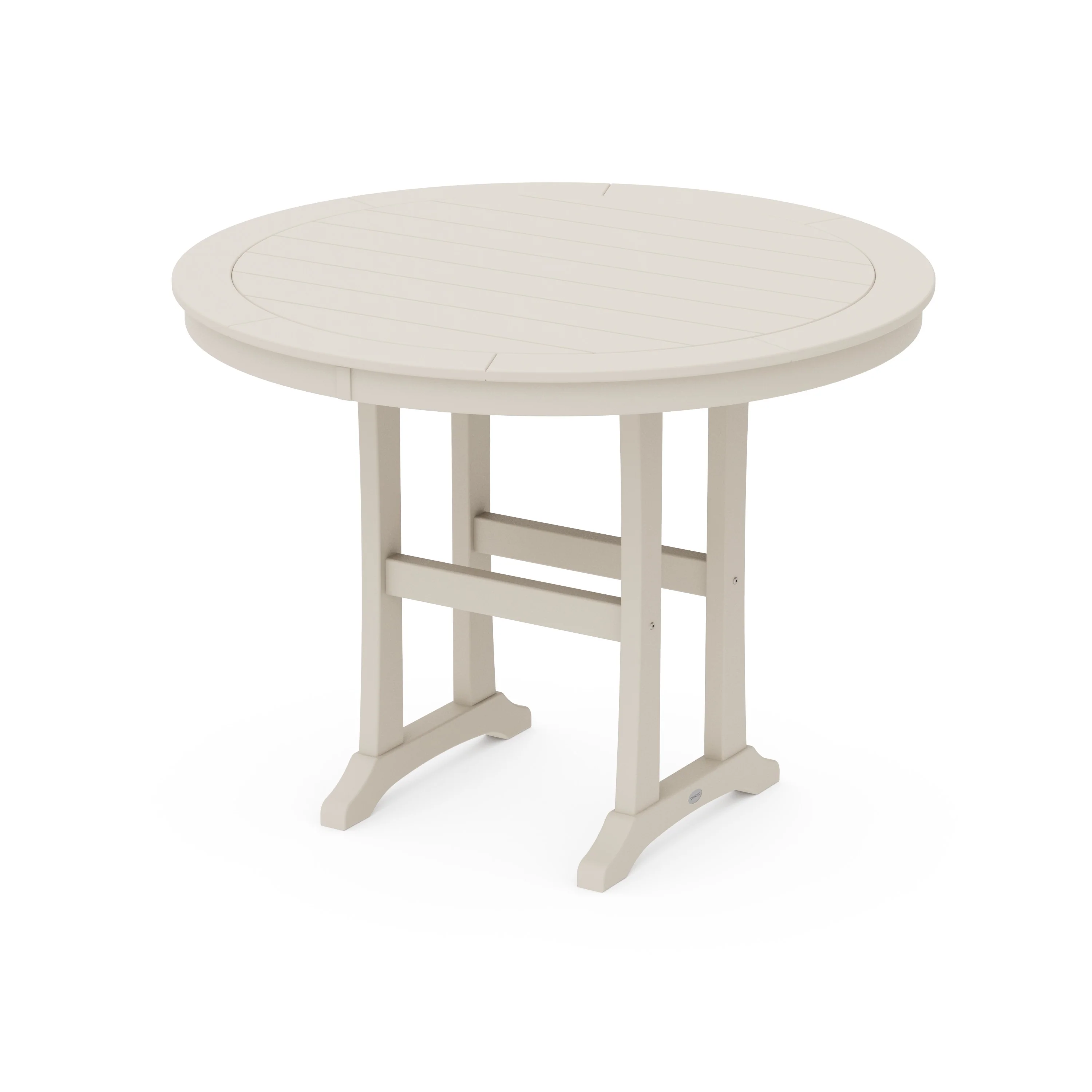 Nautical Trestle 48" Round Counter Table - Image 13