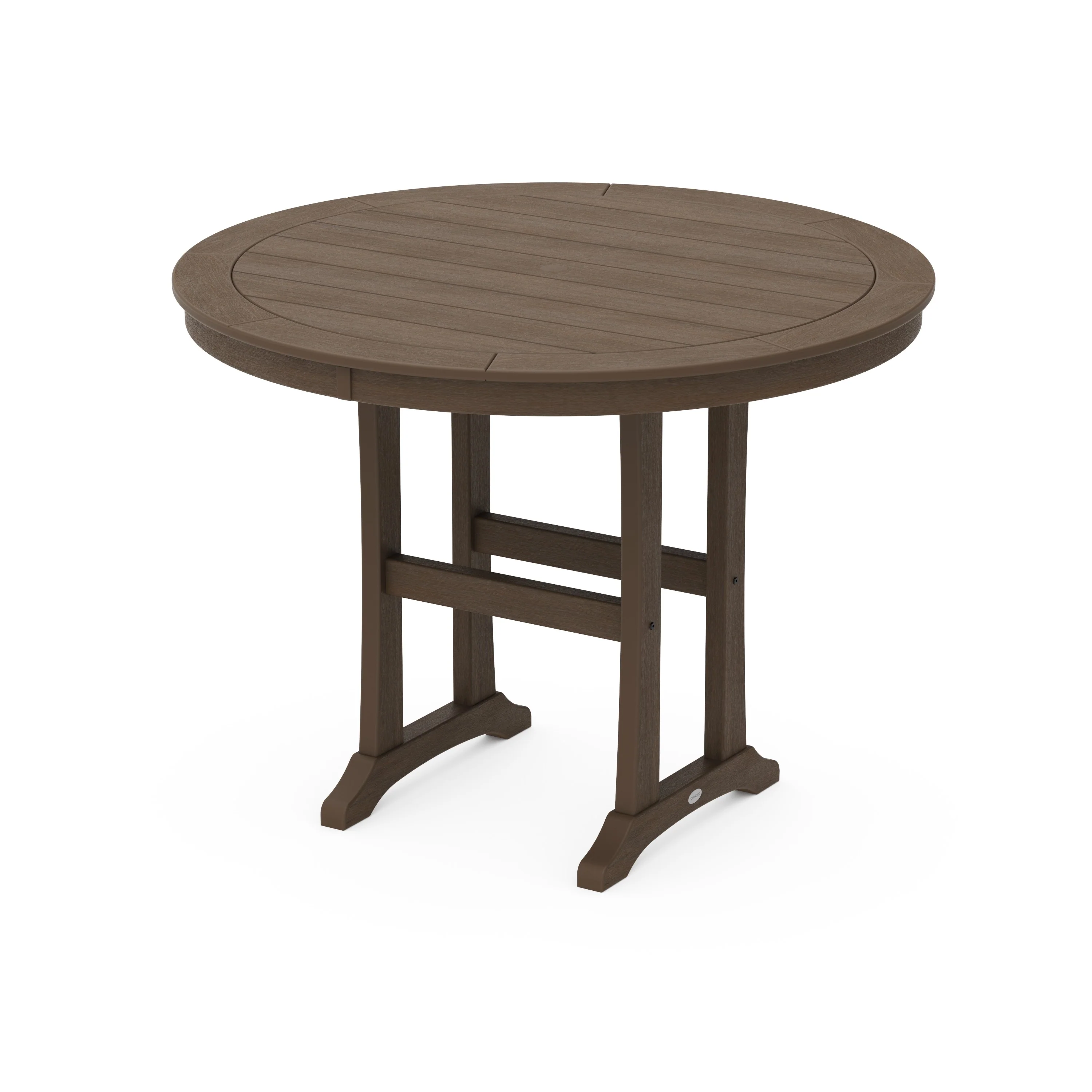 Nautical Trestle 48" Round Counter Table - Image 16