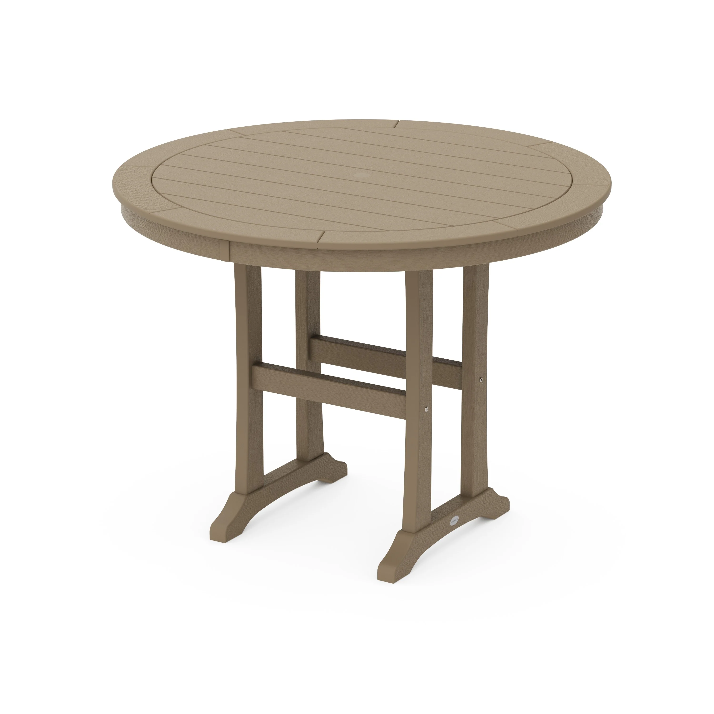 Nautical Trestle 48" Round Counter Table - Image 19