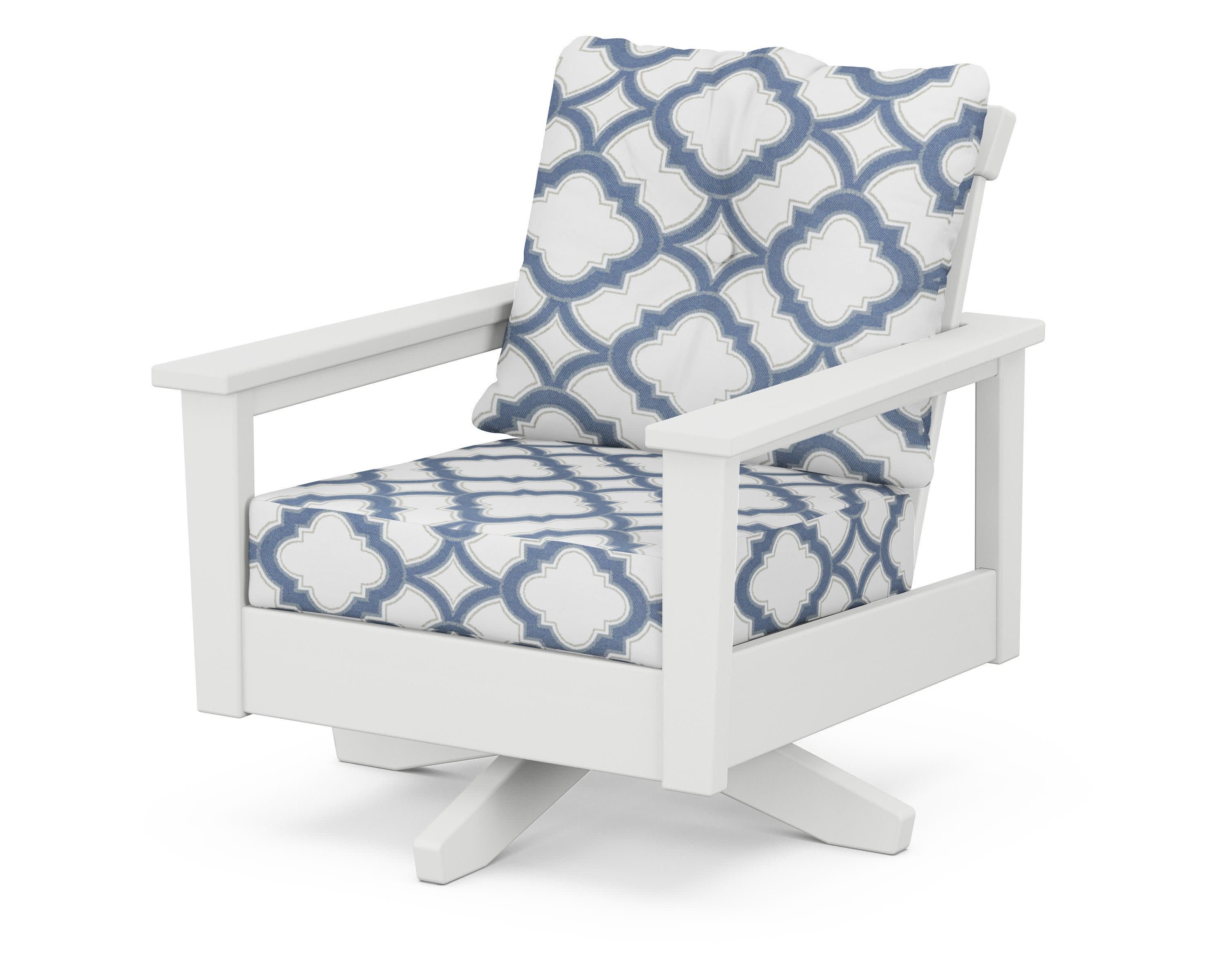 Prescott Deep Seating Swivel Chair - Image 9