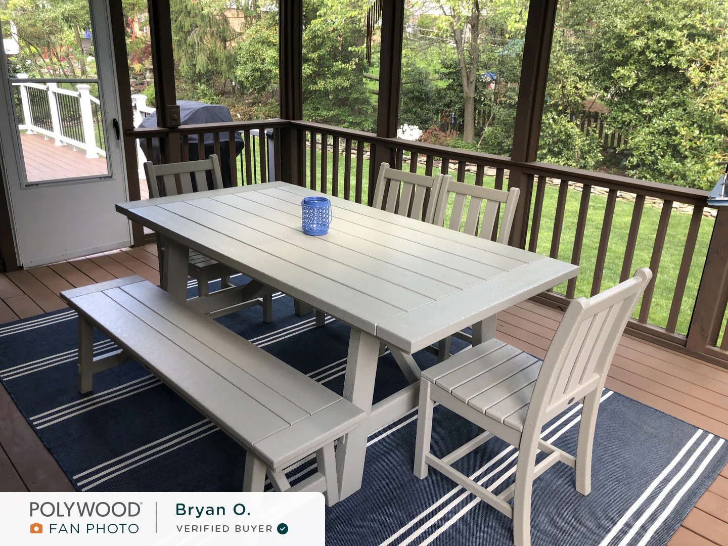 Rustic Farmhouse 39" x 75" Dining Table - Image 6