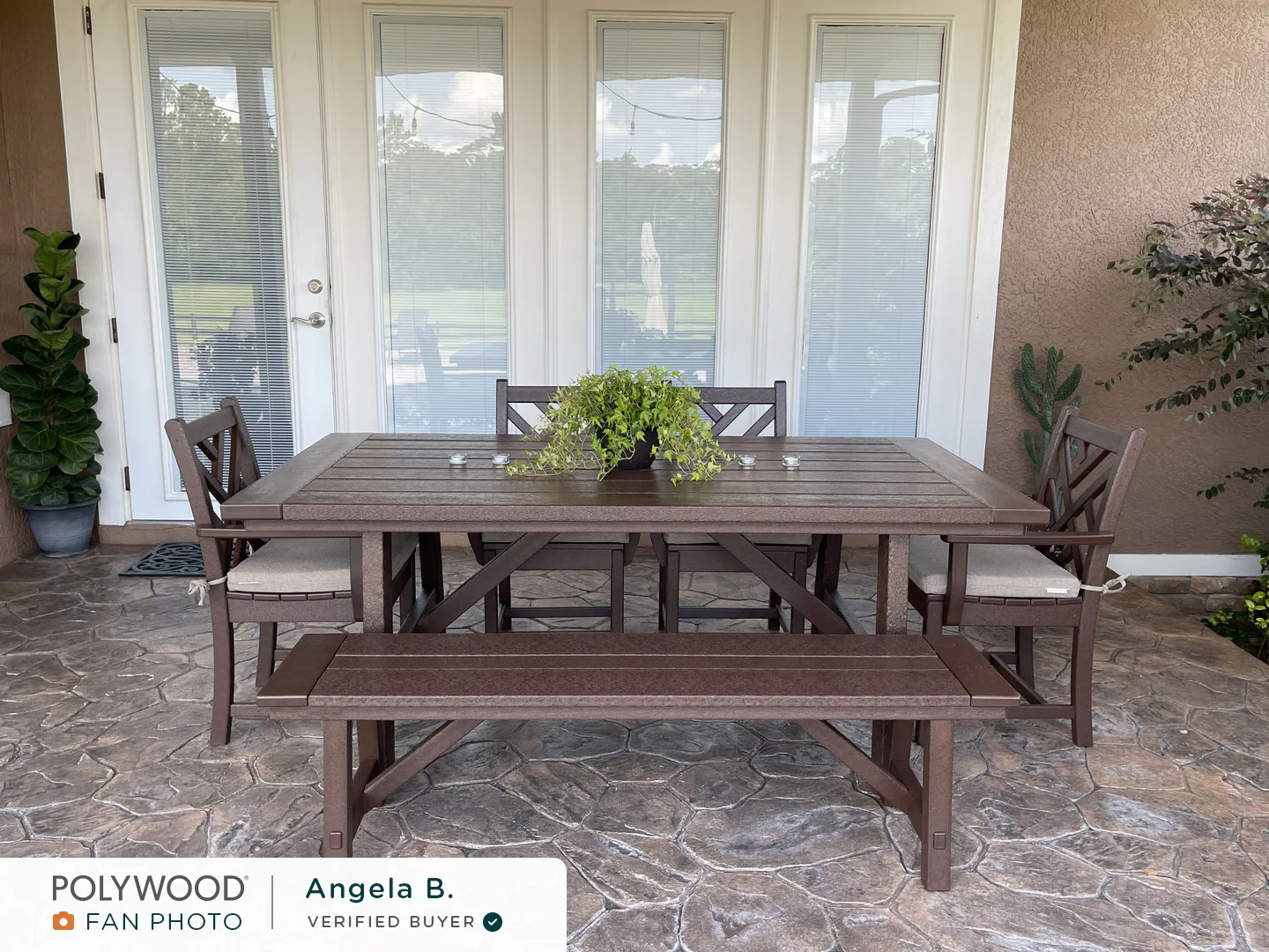 Rustic Farmhouse 39" x 75" Dining Table - Image 7