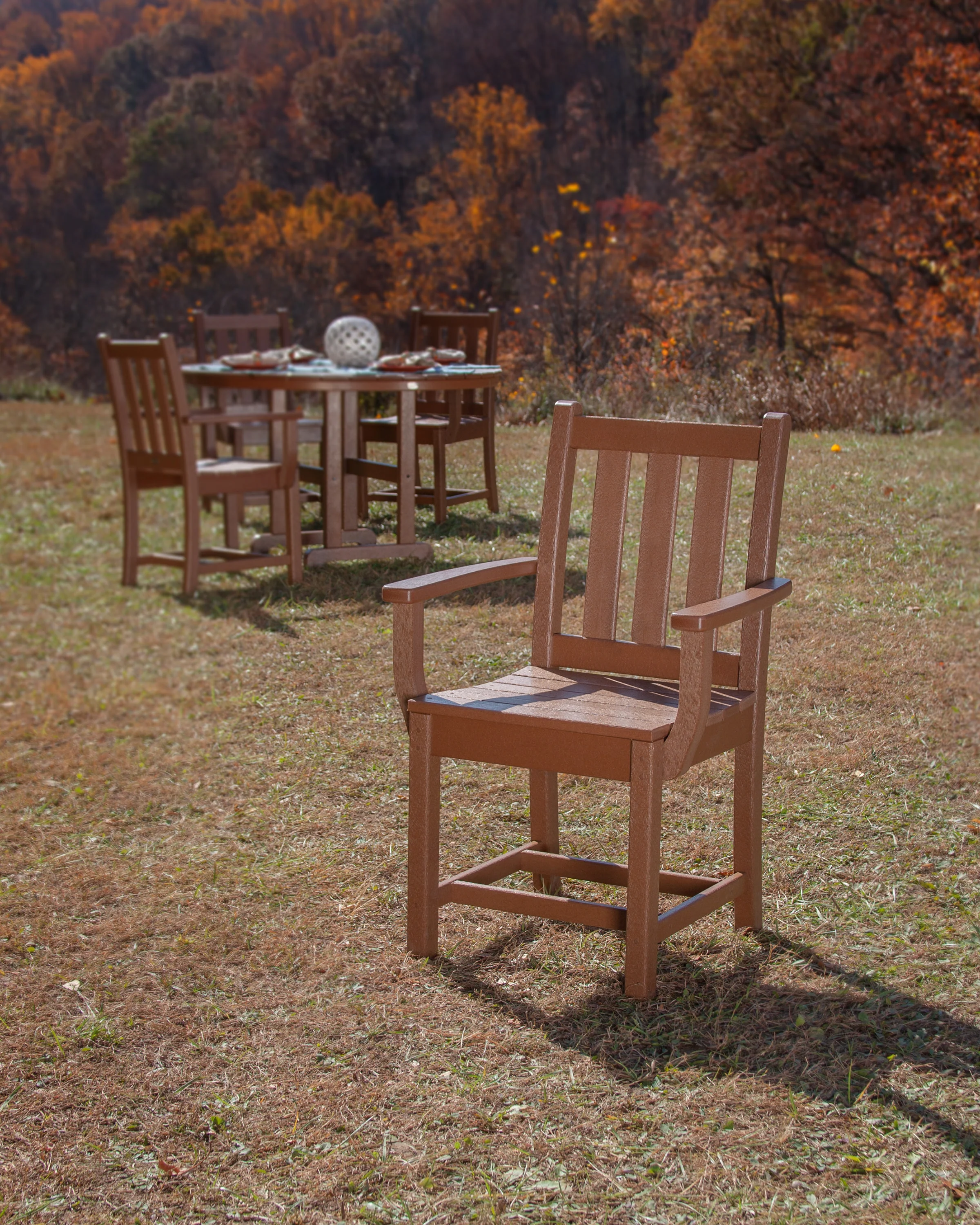 Traditional Garden Dining Arm Chair - Image 6