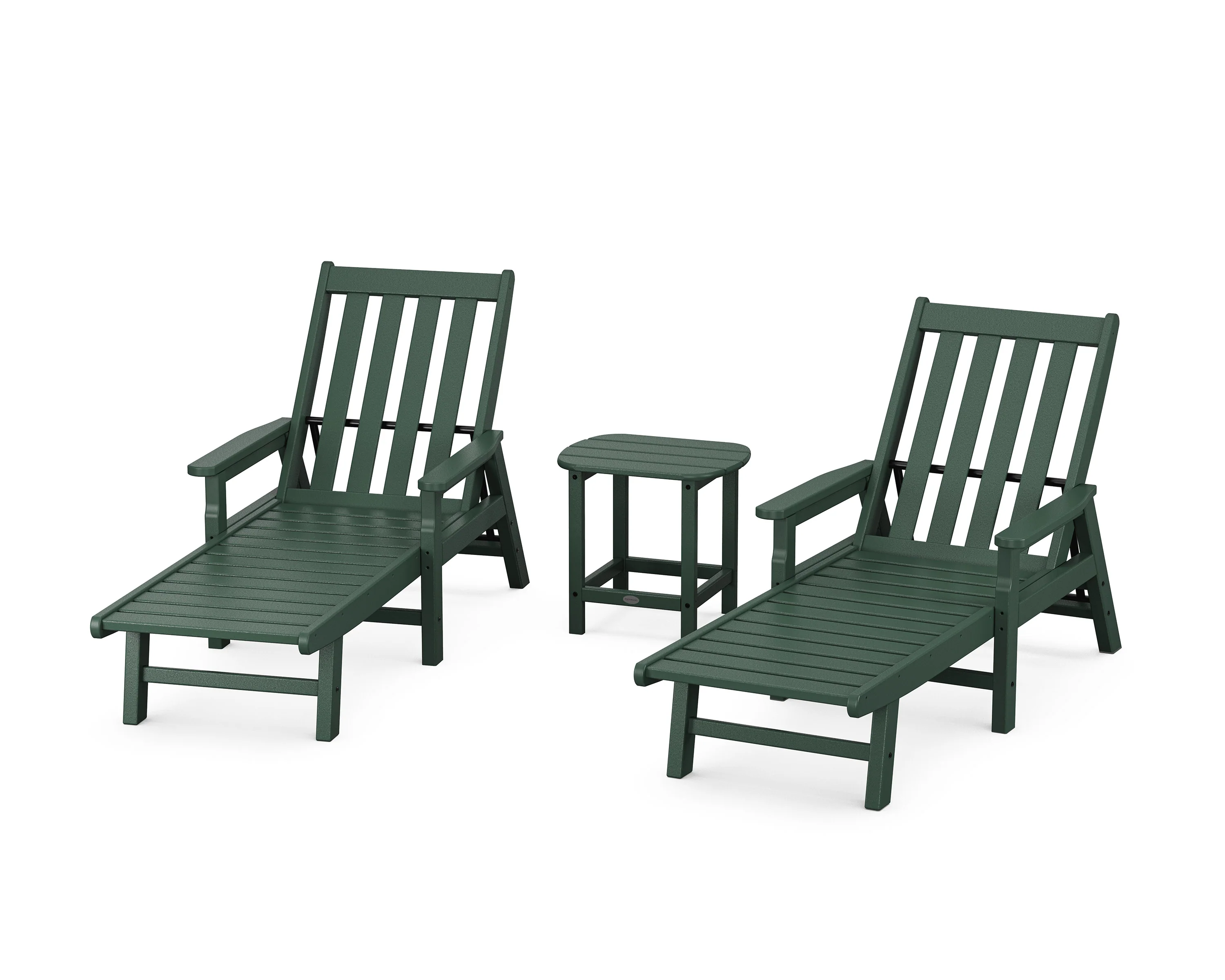 Vineyard 3-Piece Chaise with Arms Set - Image 6