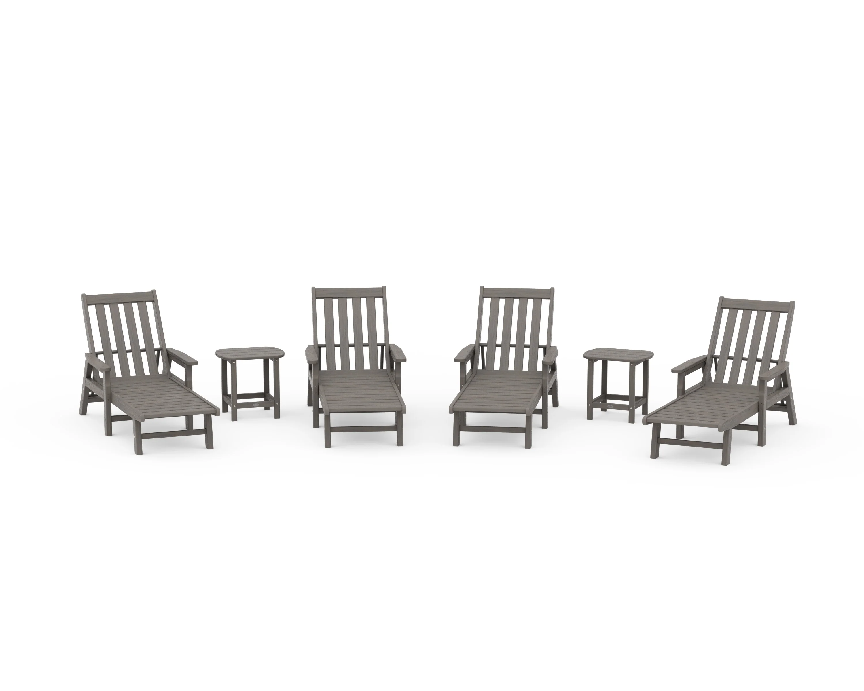 Vineyard 6-Piece Chaise with Arms Set - Image 8