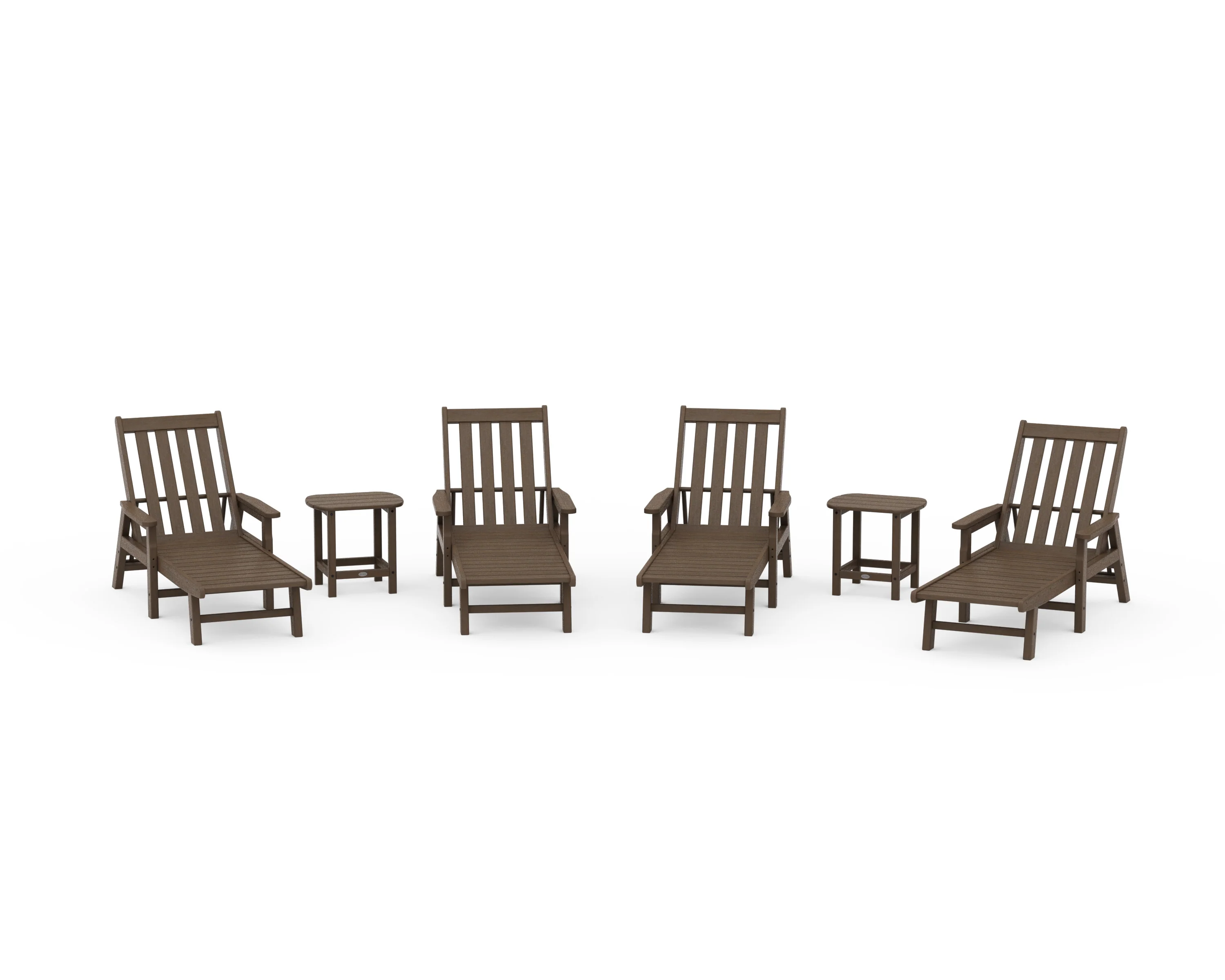 Vineyard 6-Piece Chaise with Arms Set - Image 9